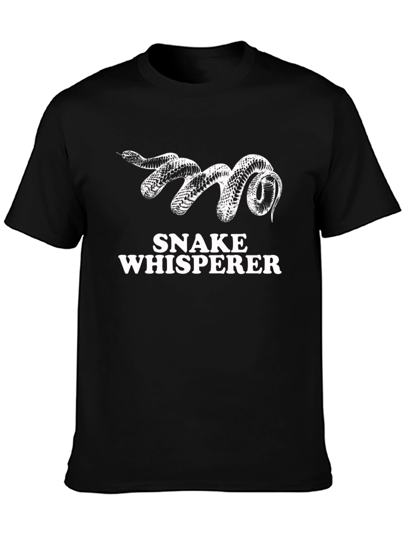 Snake Whisperer Graphic T-Shirt - Black