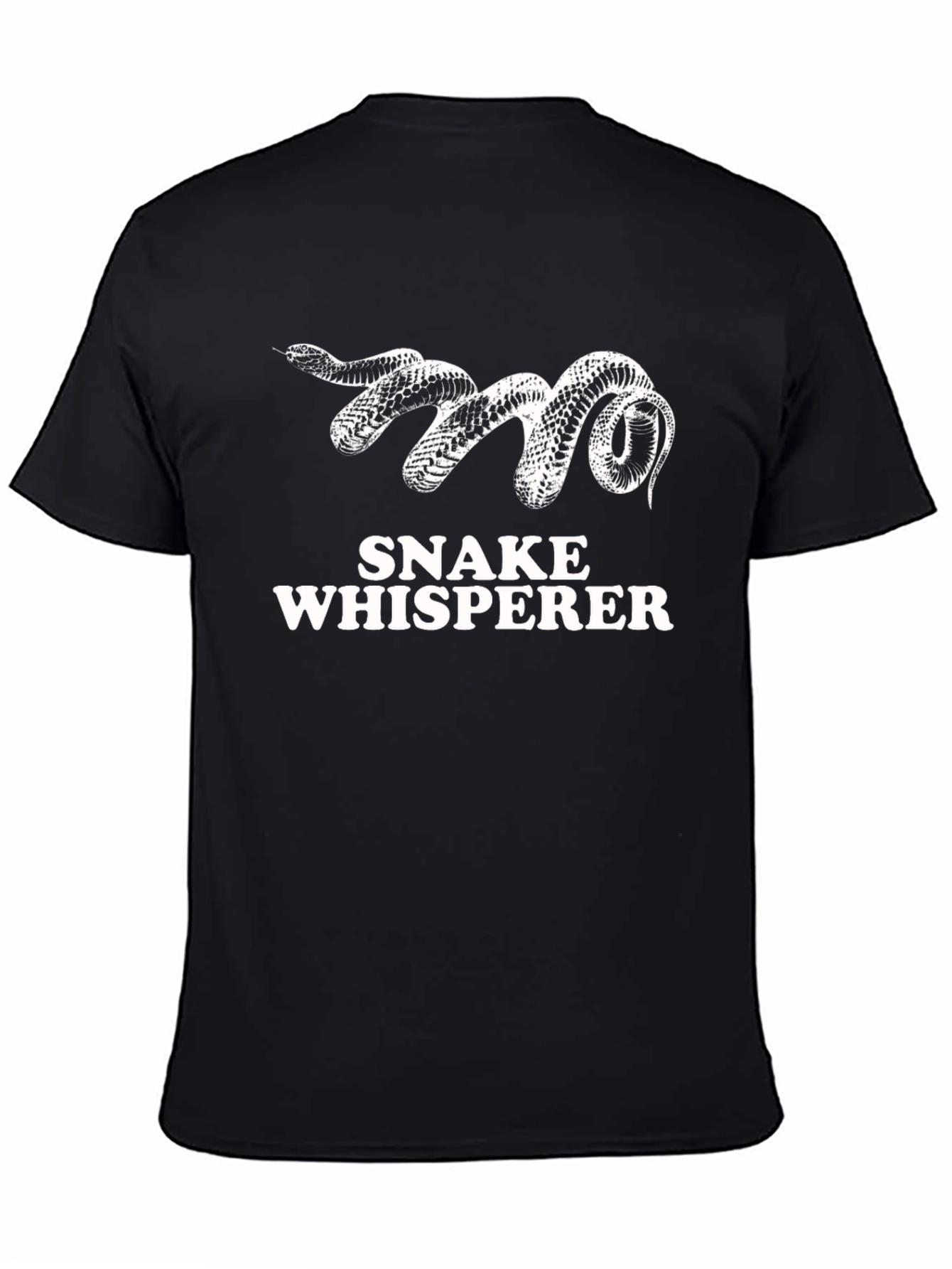 Snake Whisperer Graphic T-Shirt - Black