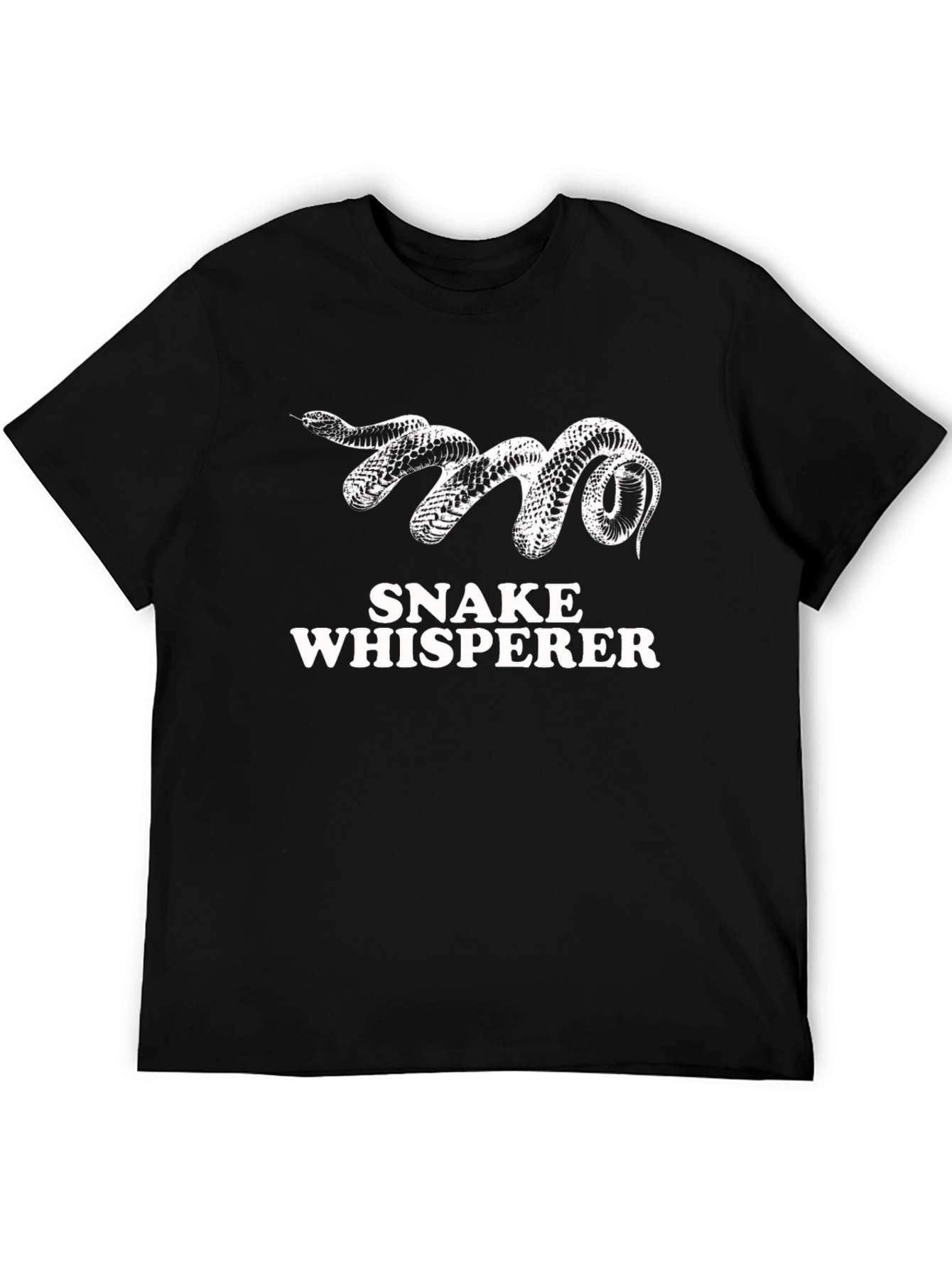Snake Whisperer Graphic T-Shirt - Black