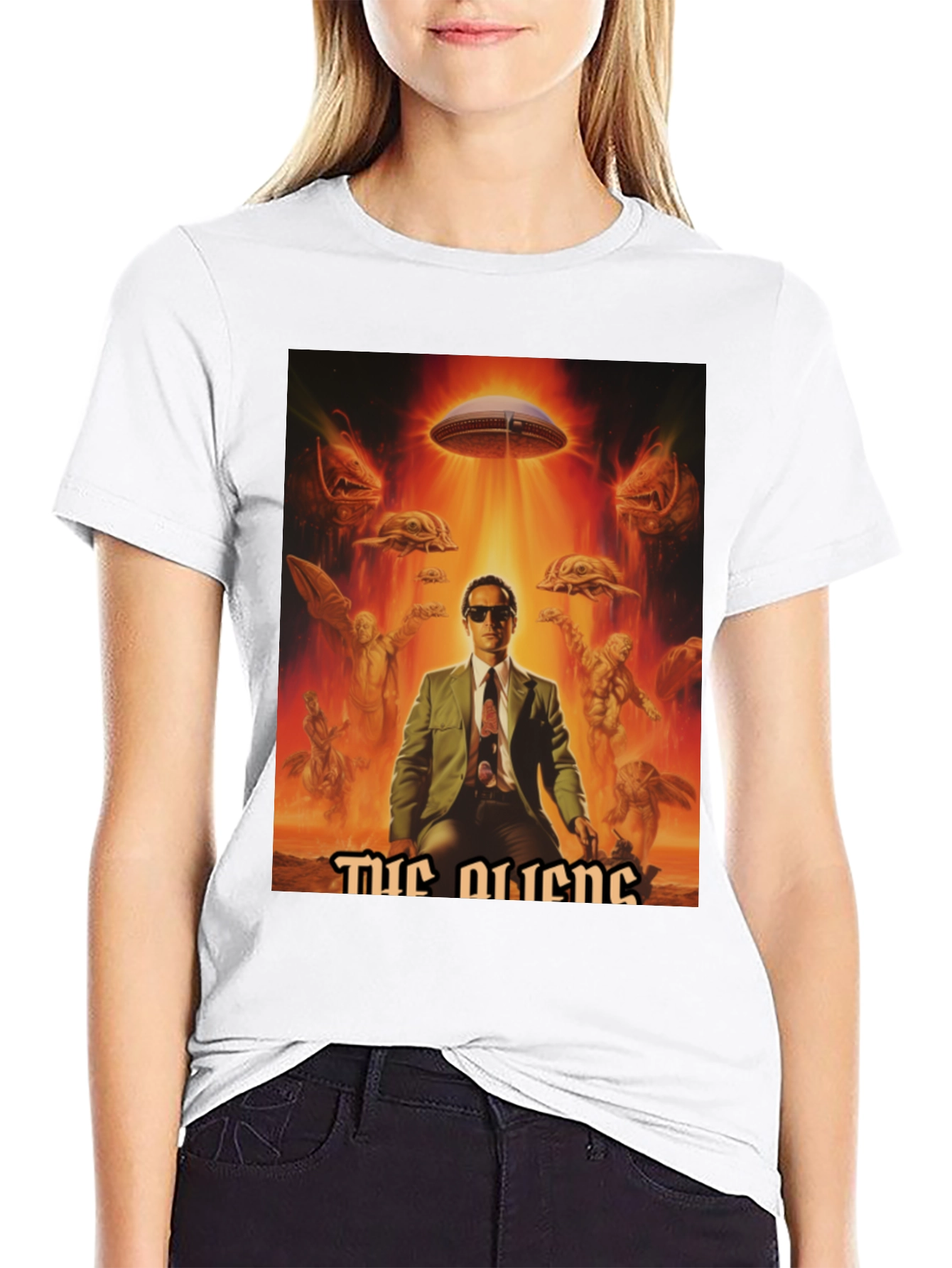 The Aliens Graphic Print T-Shirt