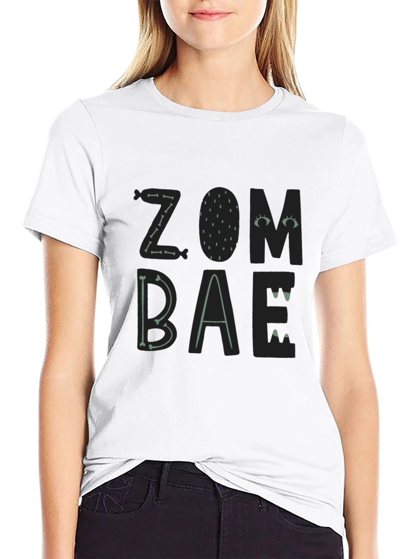 Zombie Bae Graphic Tee - Mens Black T-Shirt