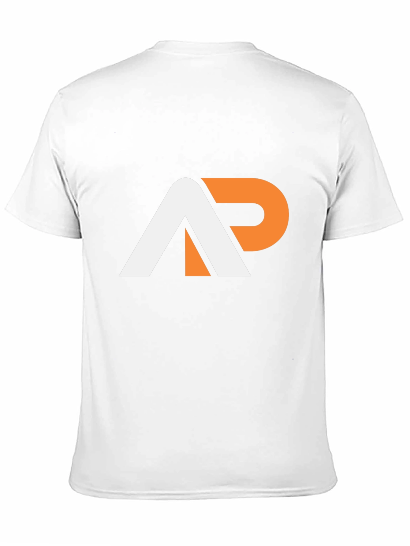 Stylish AP Logo Graphic Tee - Black
