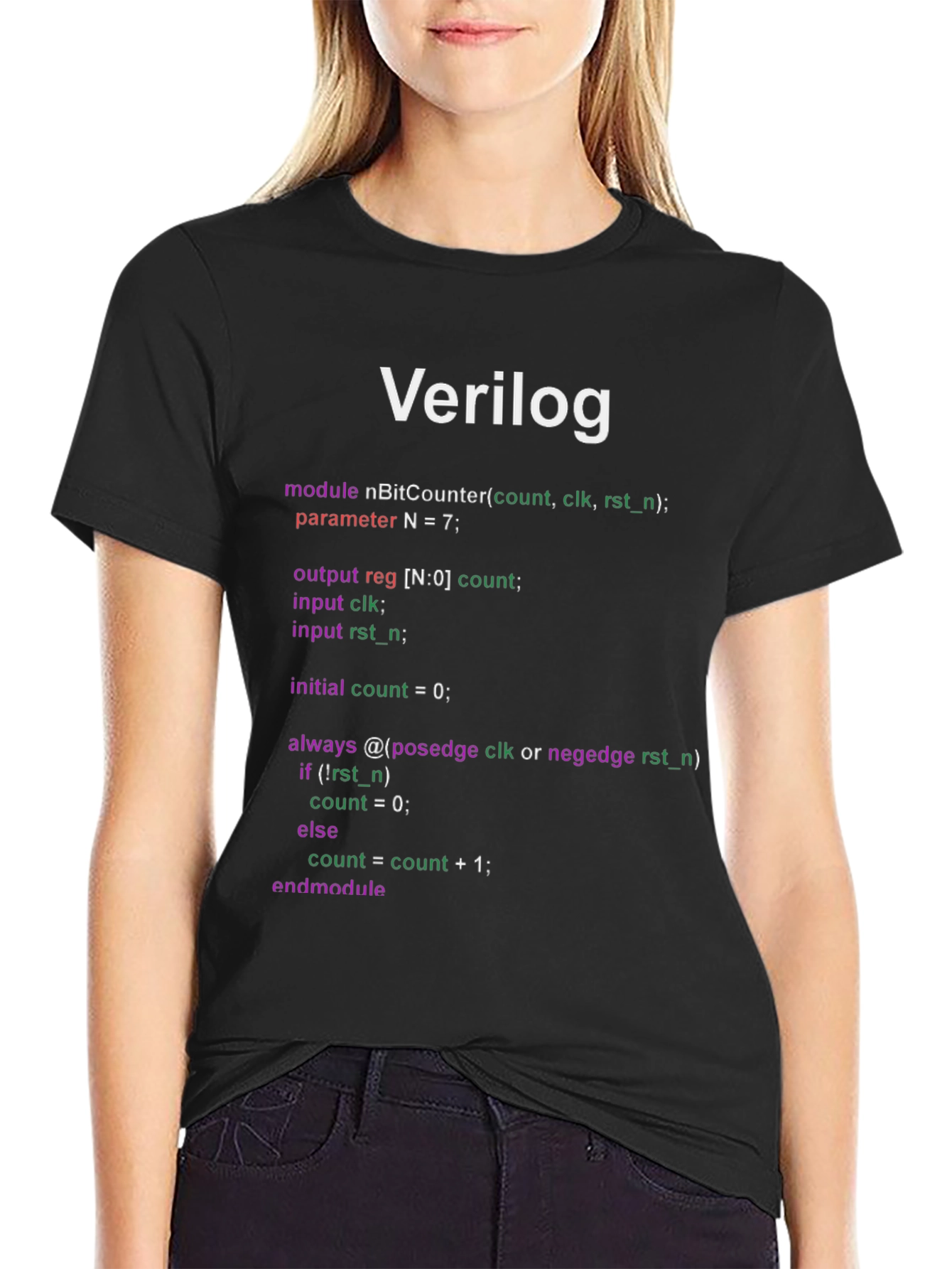 Verilog Code T-Shirt - Programmer Gift