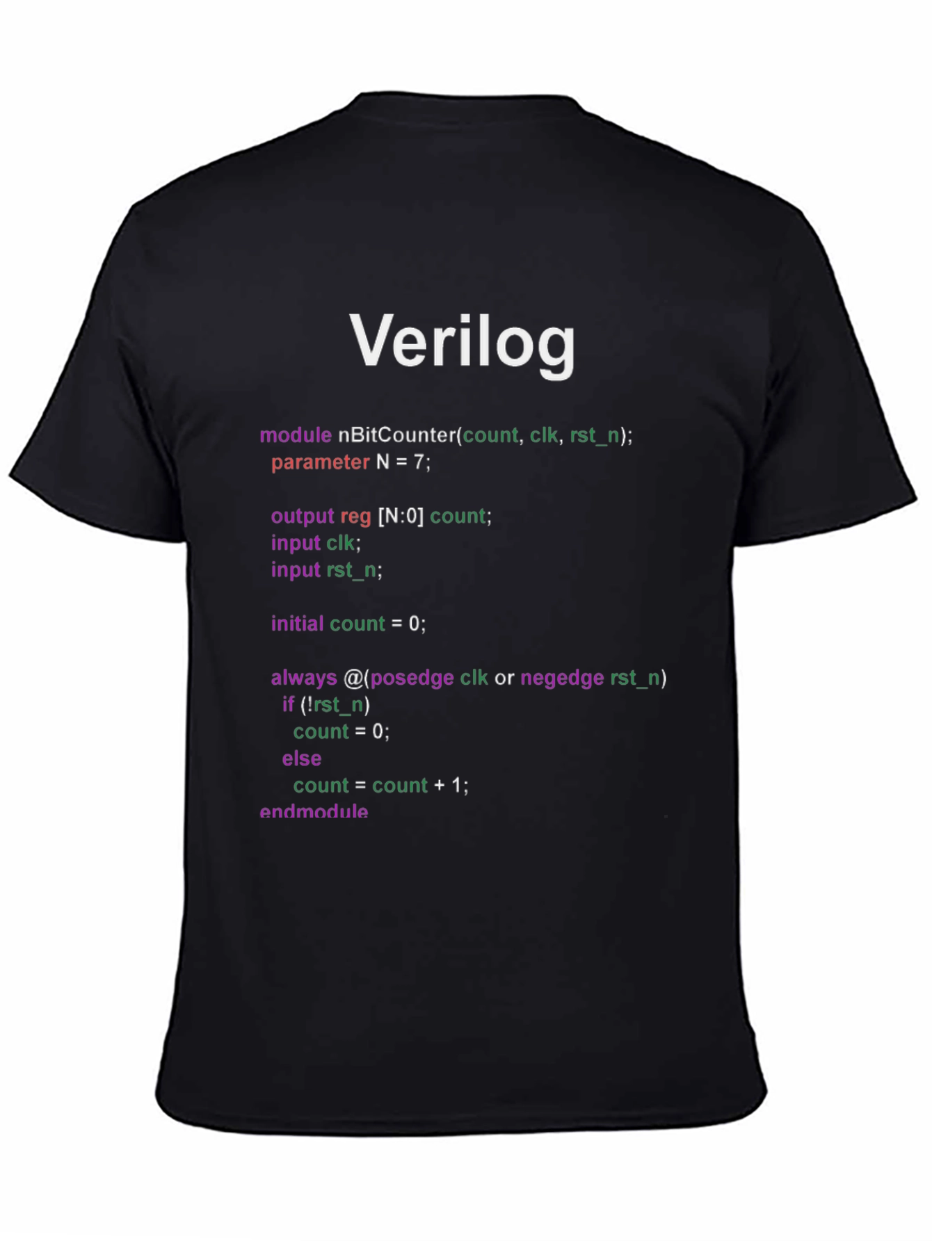 Verilog Code T-Shirt - Programmer Gift