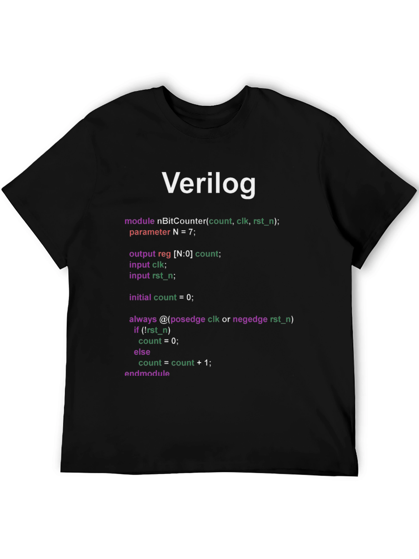 Verilog Code T-Shirt - Programmer Gift