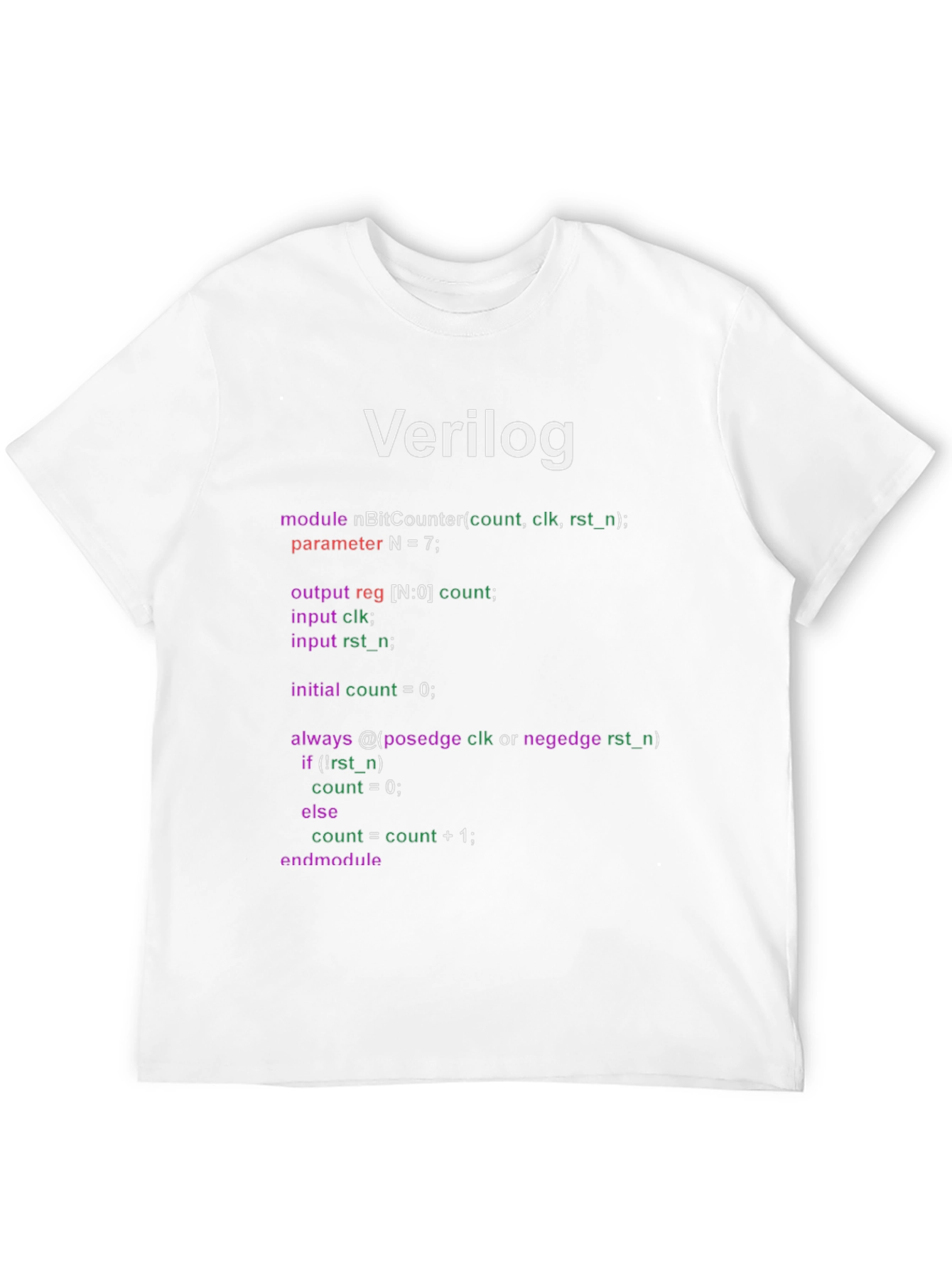 Verilog Code T-Shirt - Programmer Gift