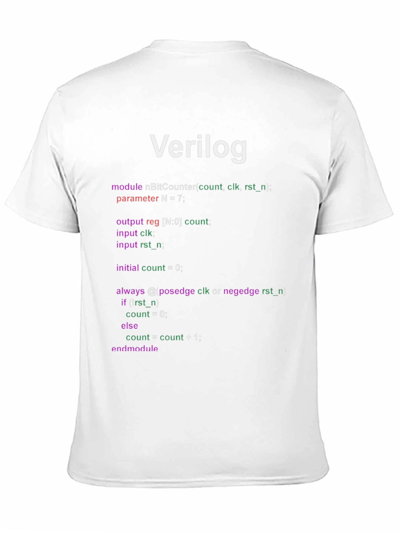Verilog Code T-Shirt - Programmer Gift
