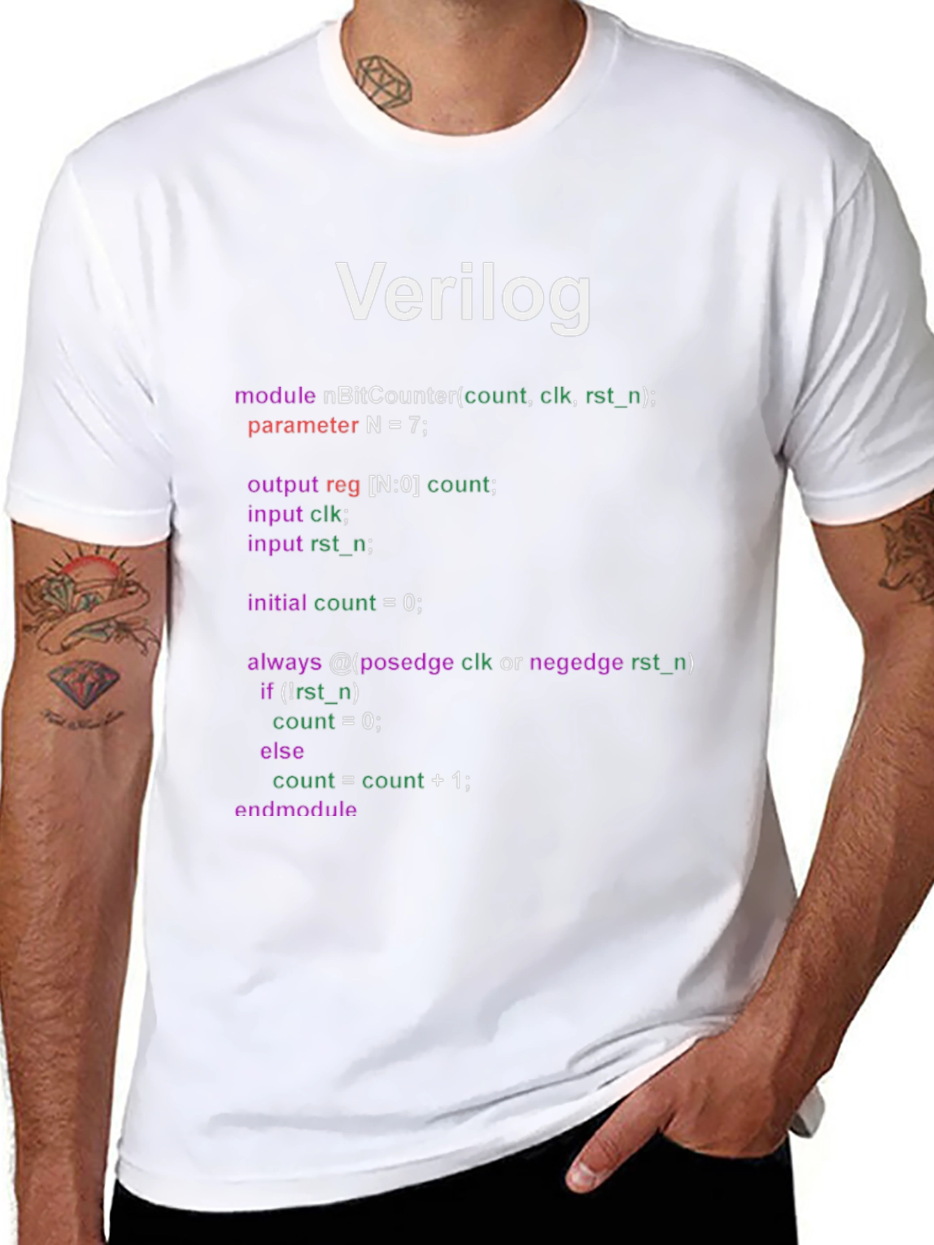 Verilog Code T-Shirt - Programmer Gift
