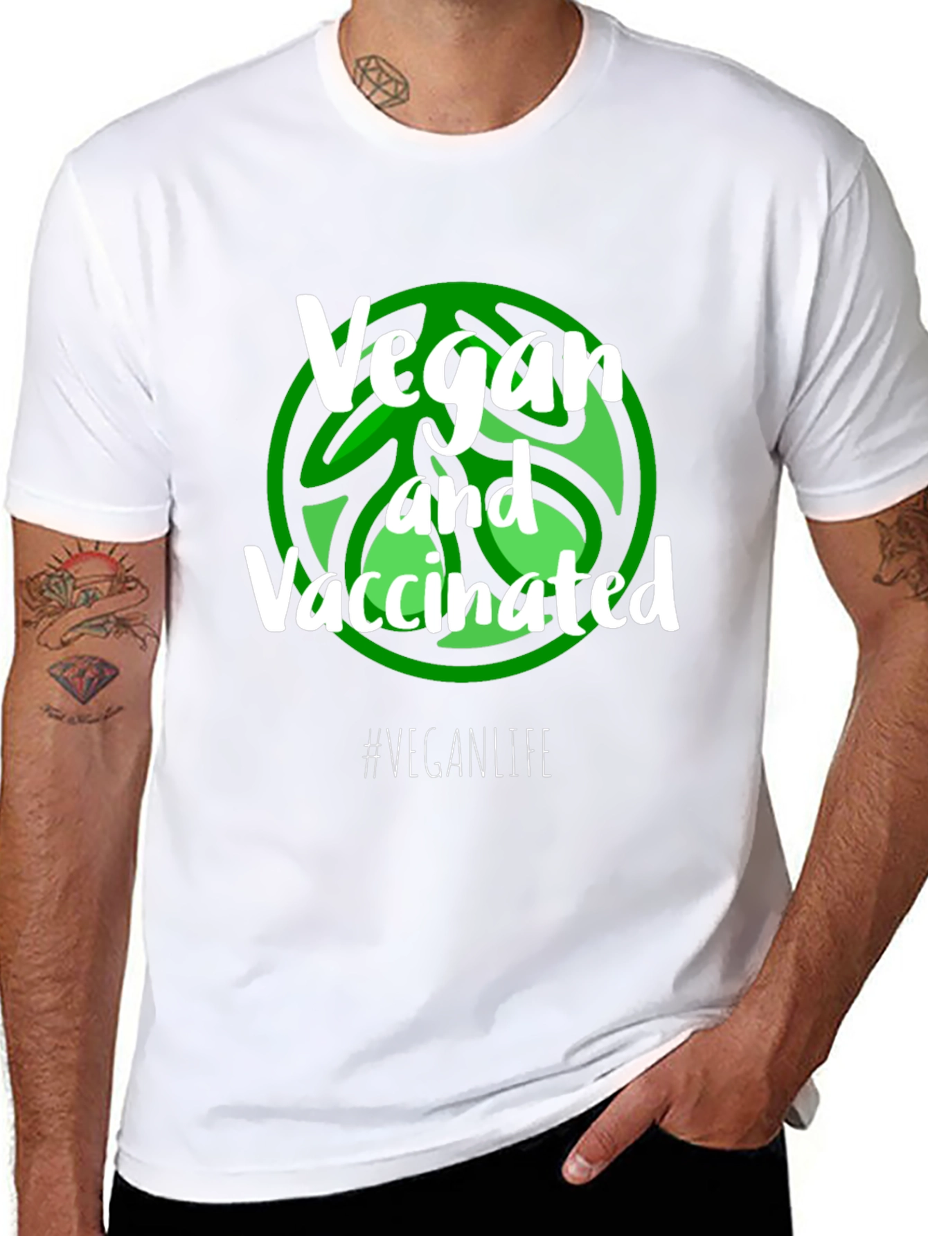 Vegan and Vaccinated T-Shirt