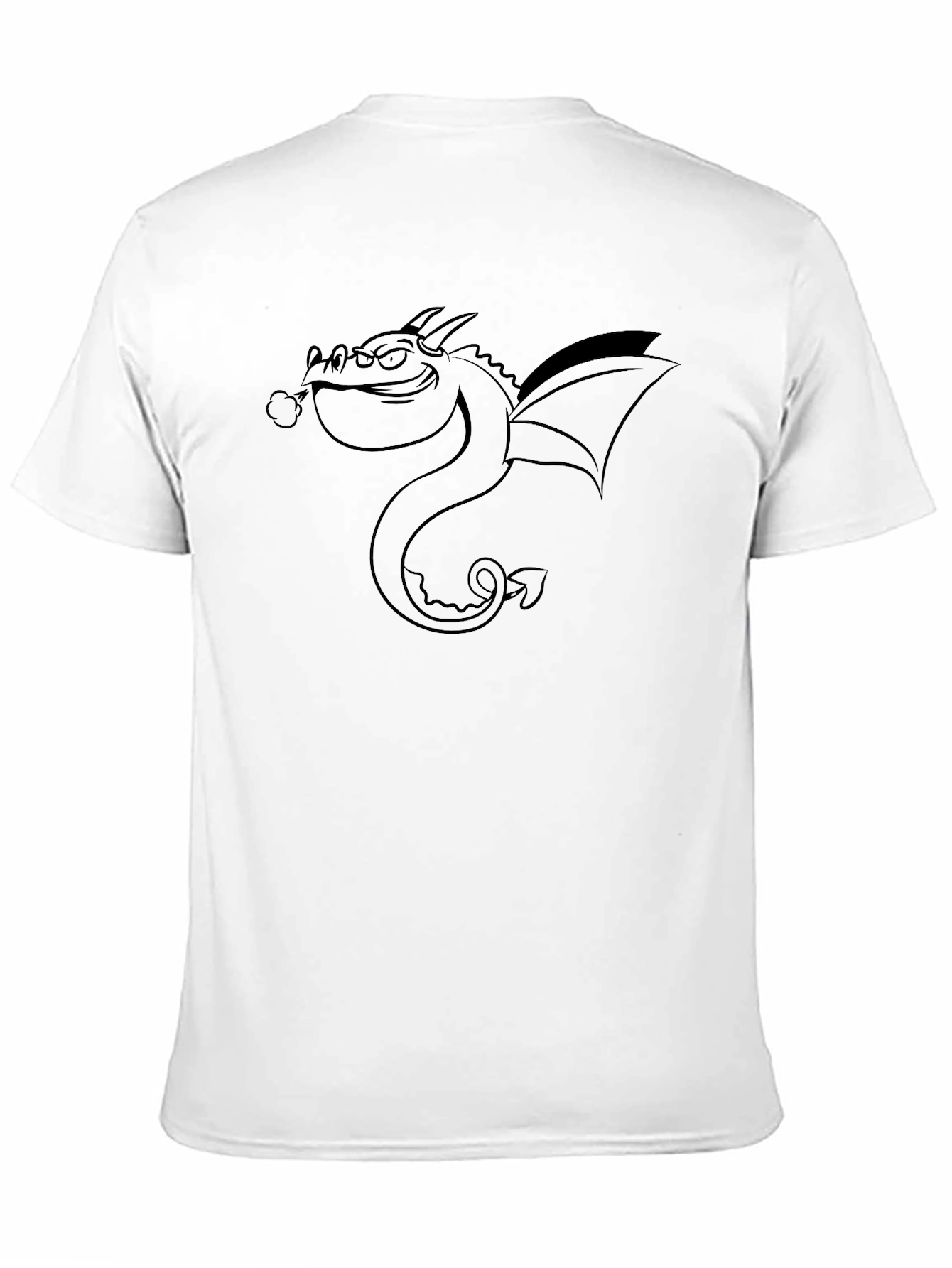 Dragon Graphic Tee - Cool Edgy Black T-Shirt