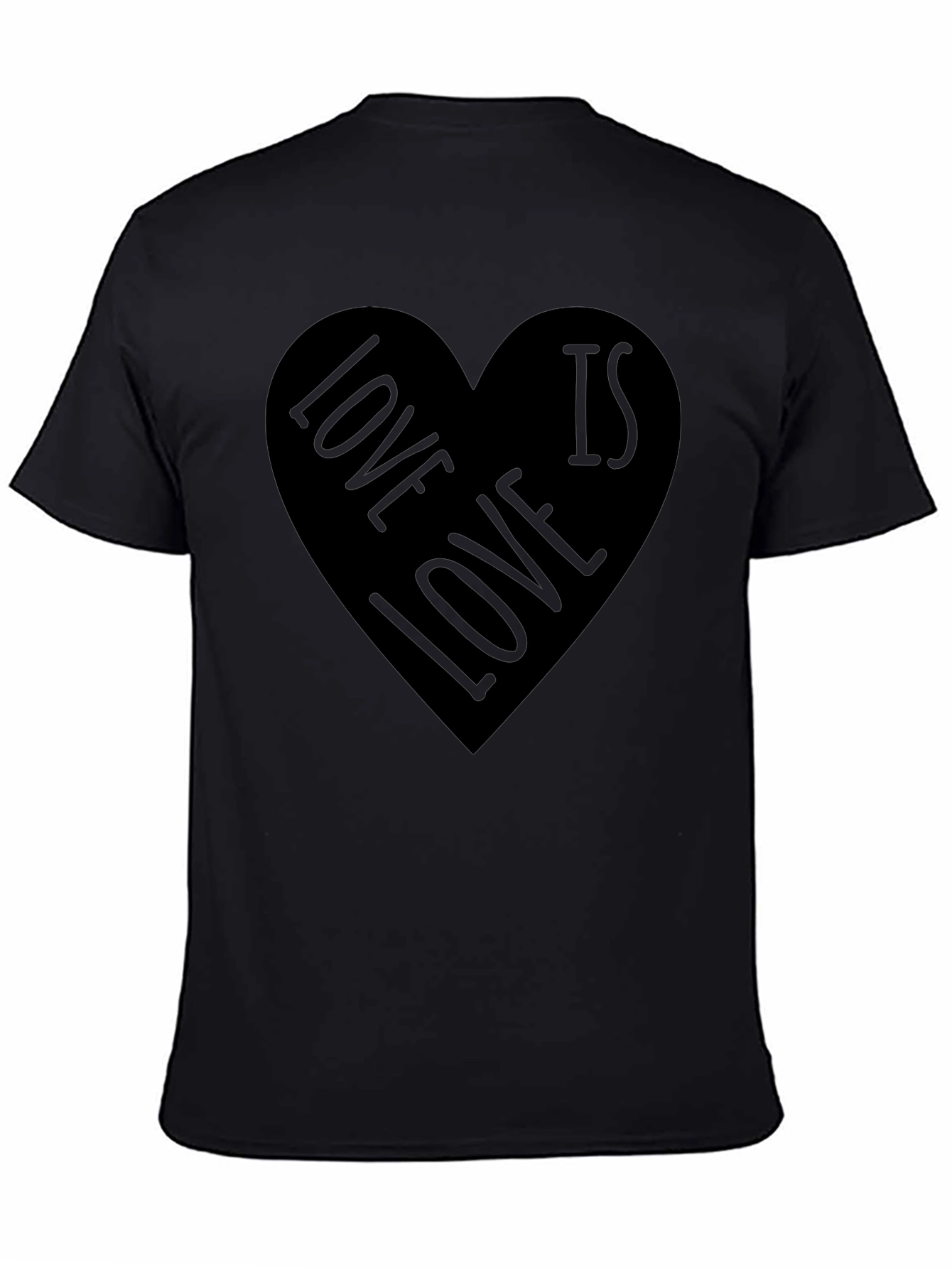 Love is Love Graphic Tee - Black