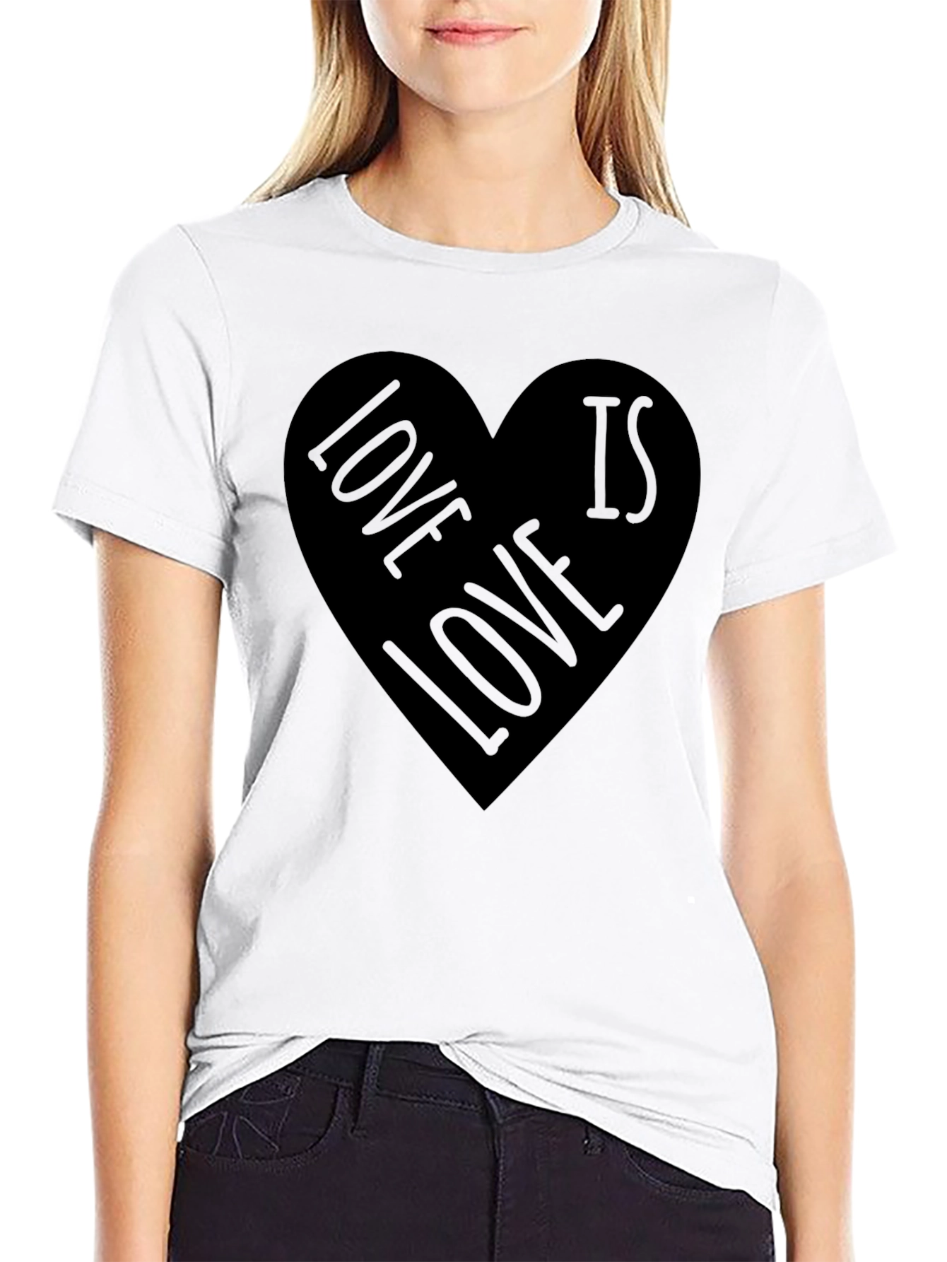 Love is Love Graphic Tee - Black