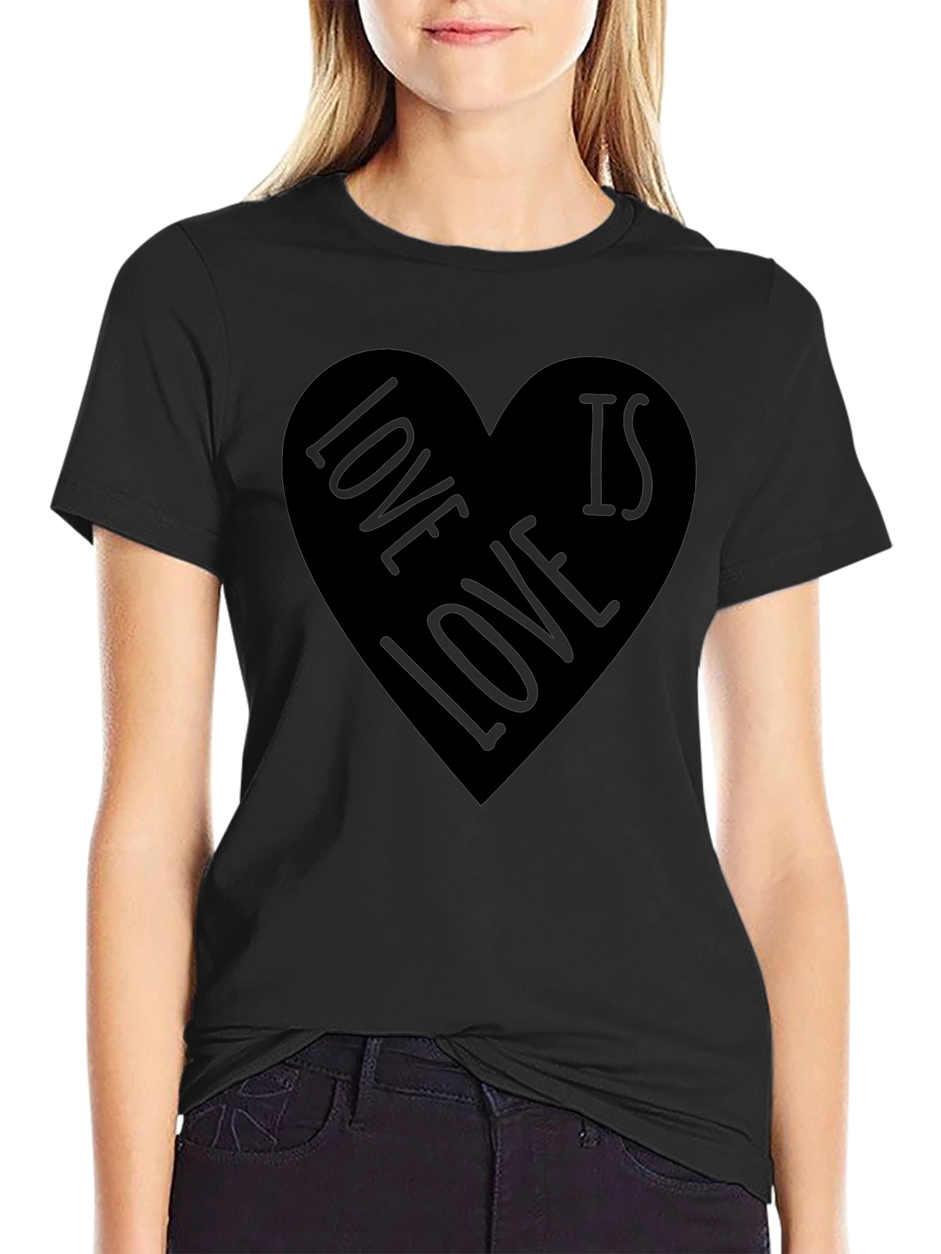 Love is Love Graphic Tee - Black