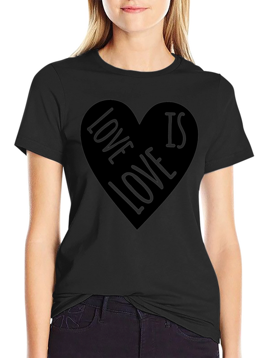 Love is Love Graphic Tee - Black