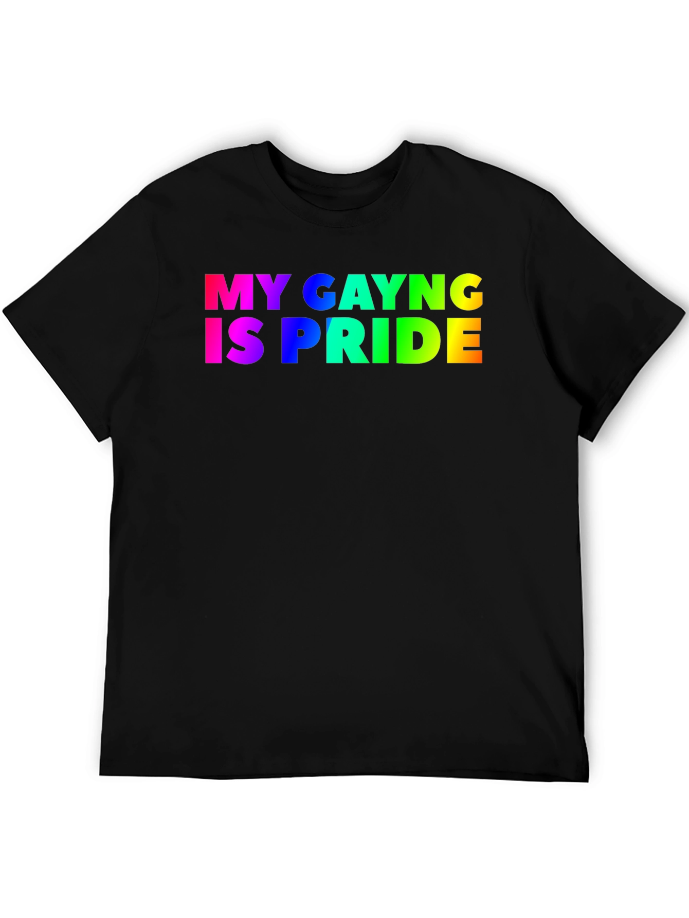 My Gayng Is Pride T-Shirt - Black LGBT Tee