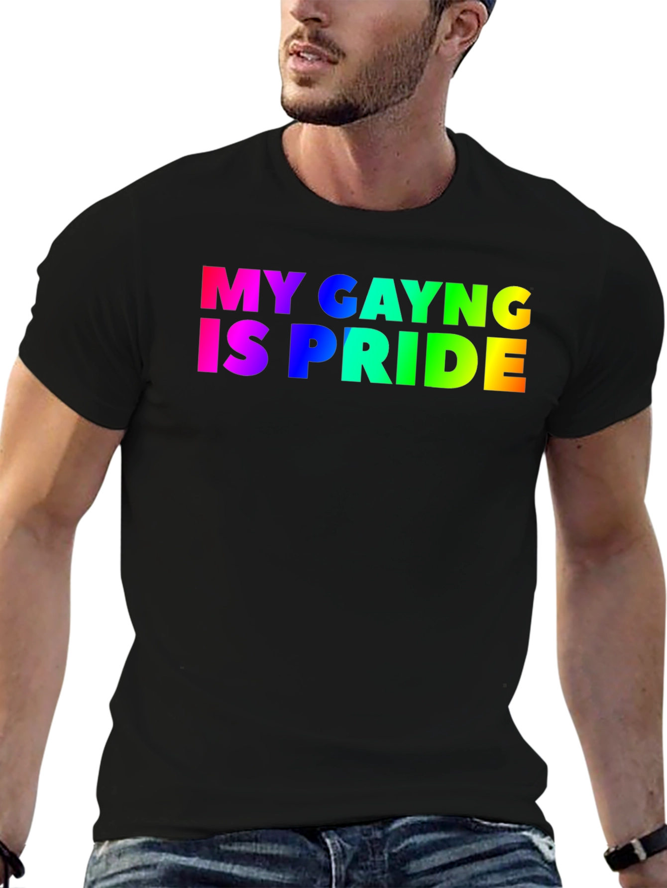 My Gayng Is Pride T-Shirt - Black LGBT Tee