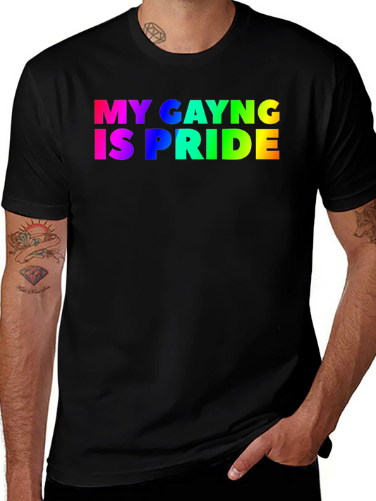 My Gayng Is Pride T-Shirt - Black LGBT Tee