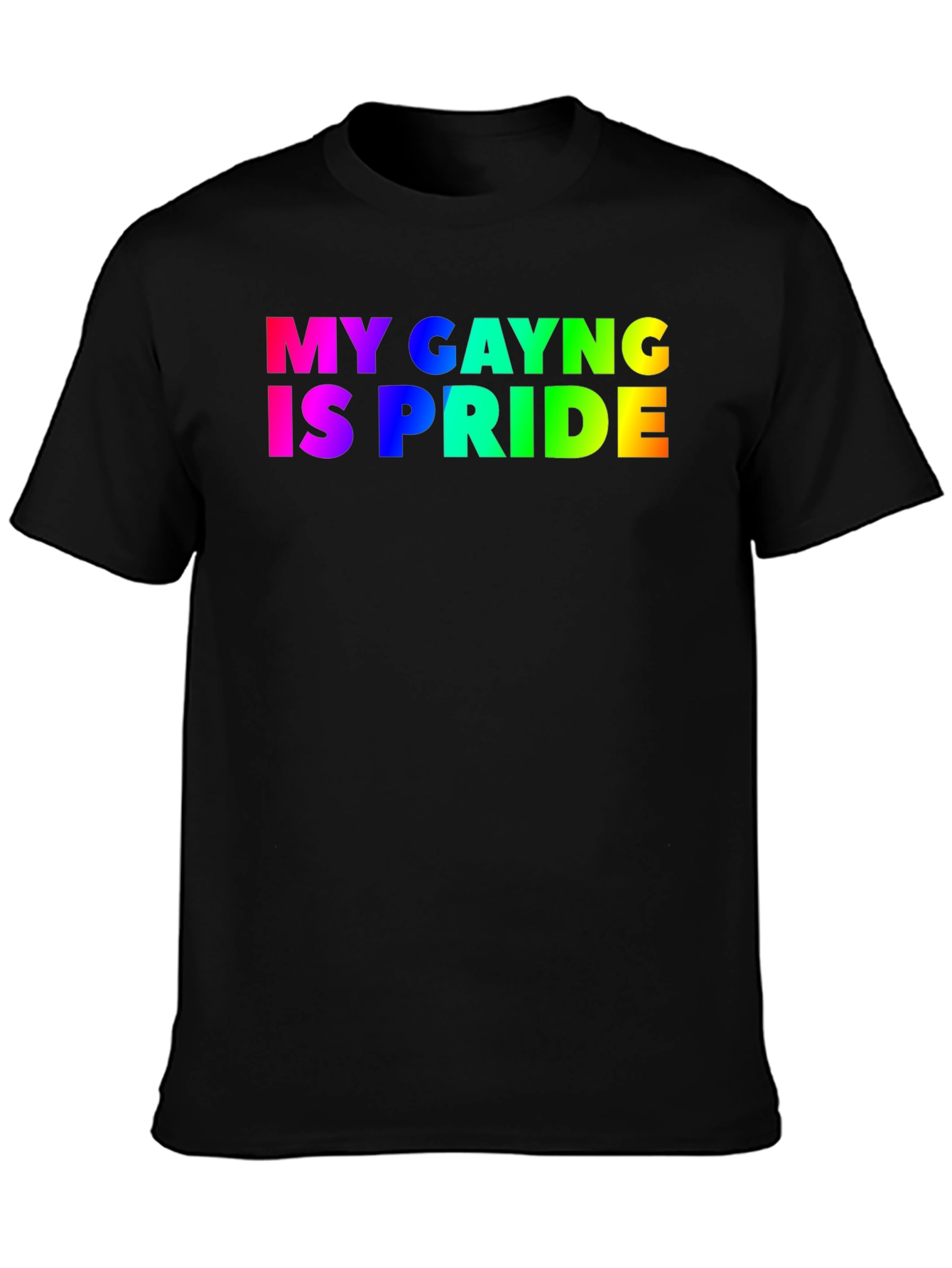 My Gayng Is Pride T-Shirt - Black LGBT Tee