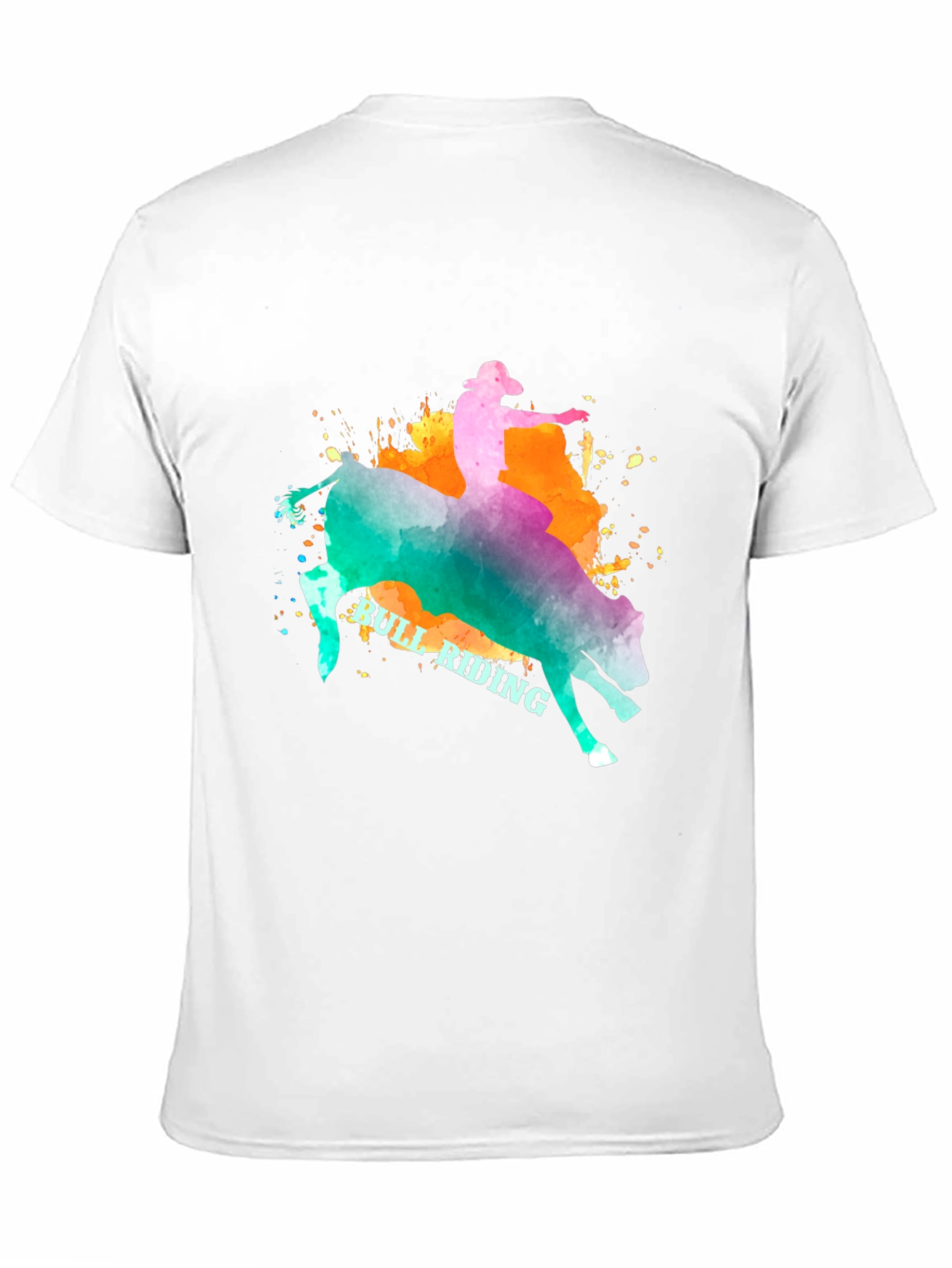 Bull Riding Graphic T-Shirt - Cowboy Rodeo Tee