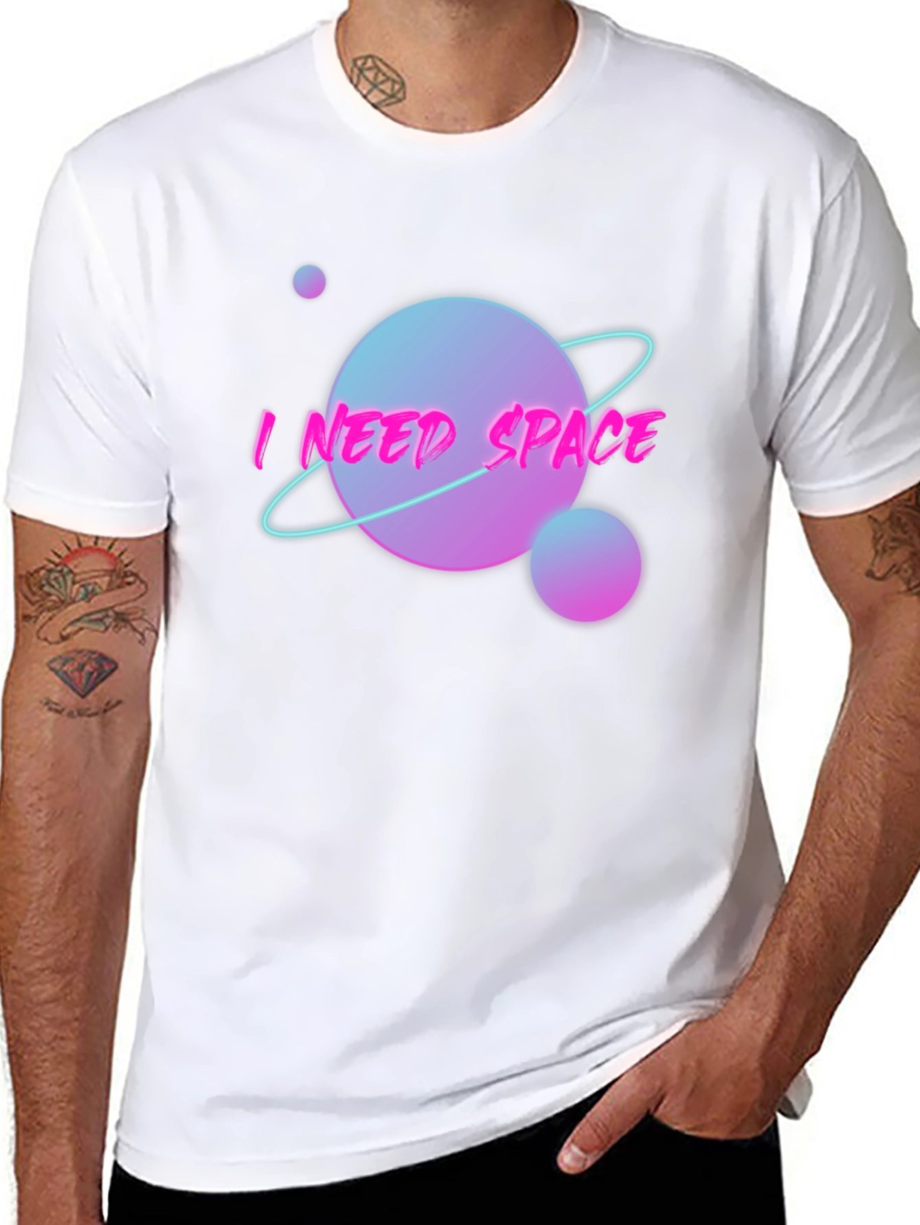 I Need Space Graphic T-Shirt