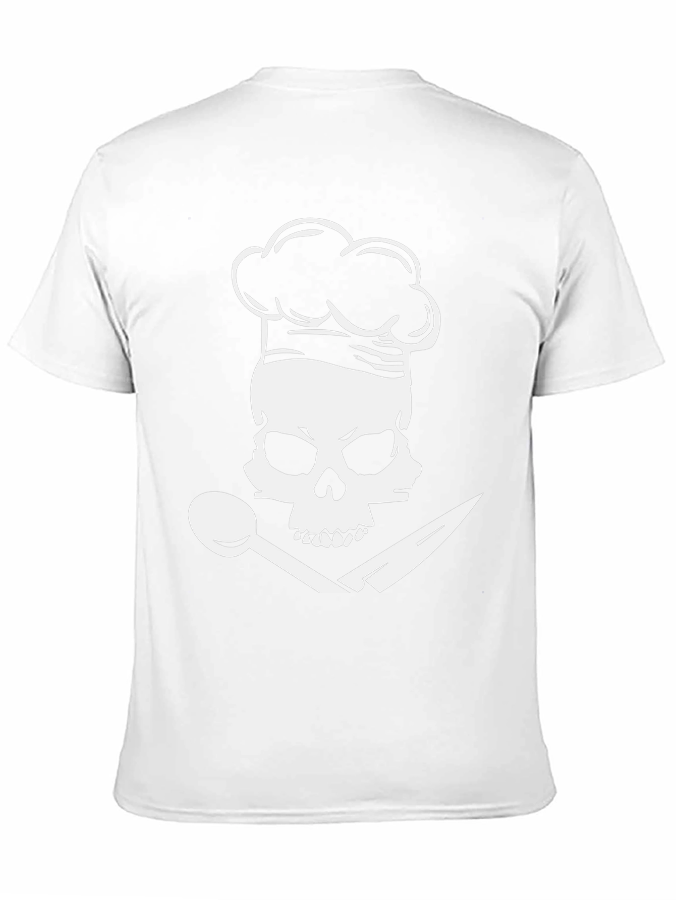Chef Skull T-Shirt: Culinary Pirate Design