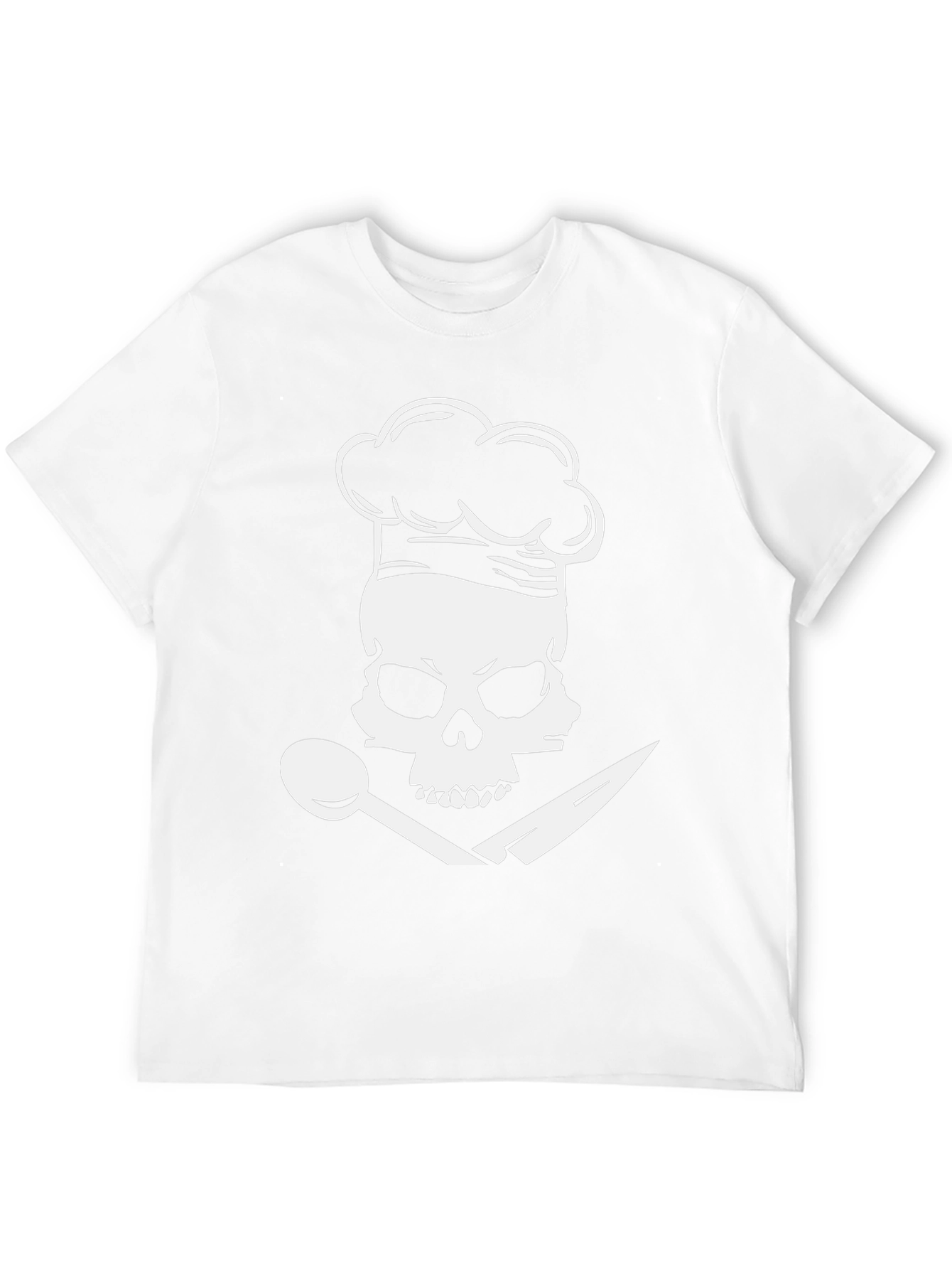 Chef Skull T-Shirt: Culinary Pirate Design