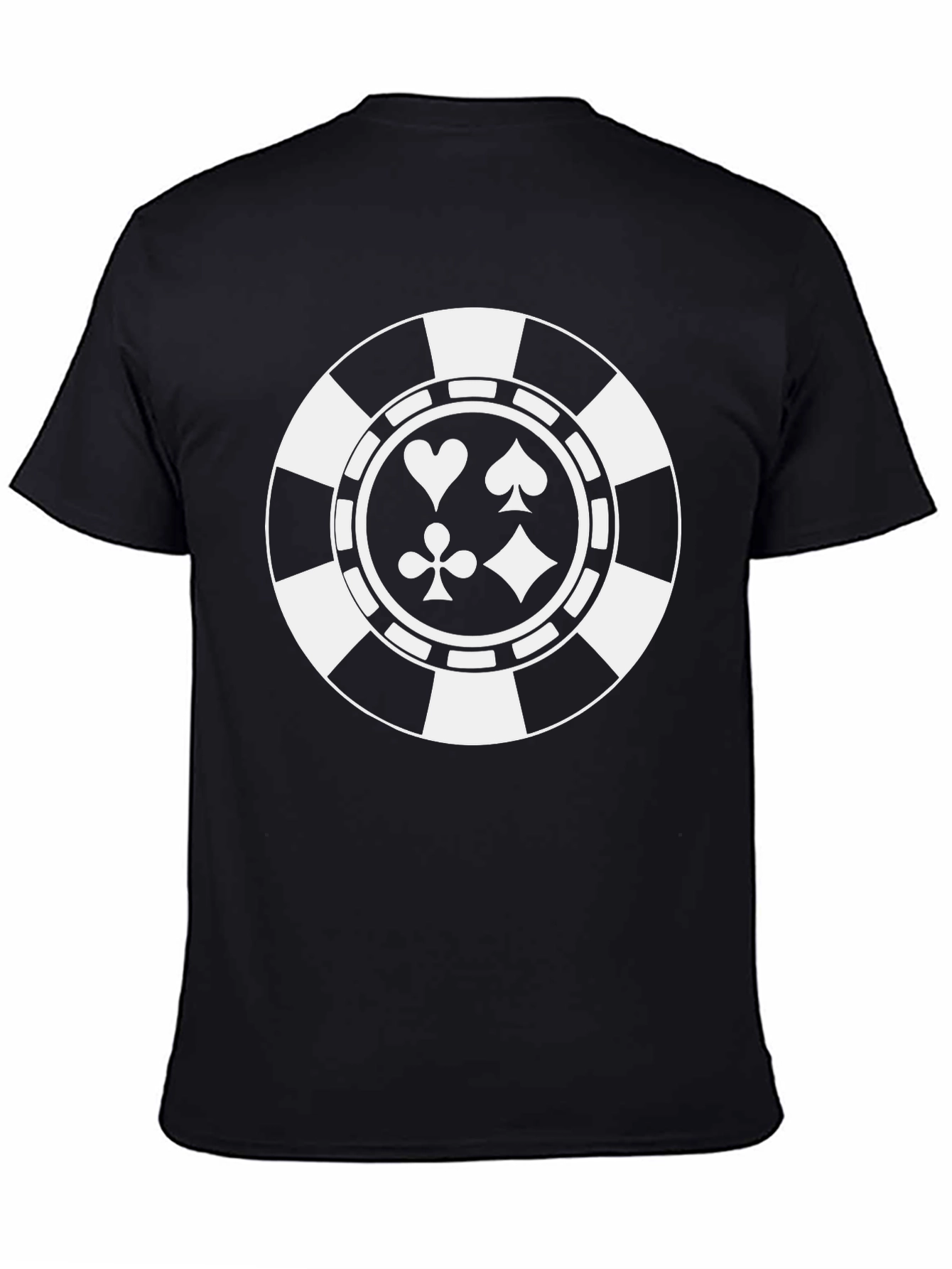 Poker Chip Suits Graphic T-Shirt - Casino Style