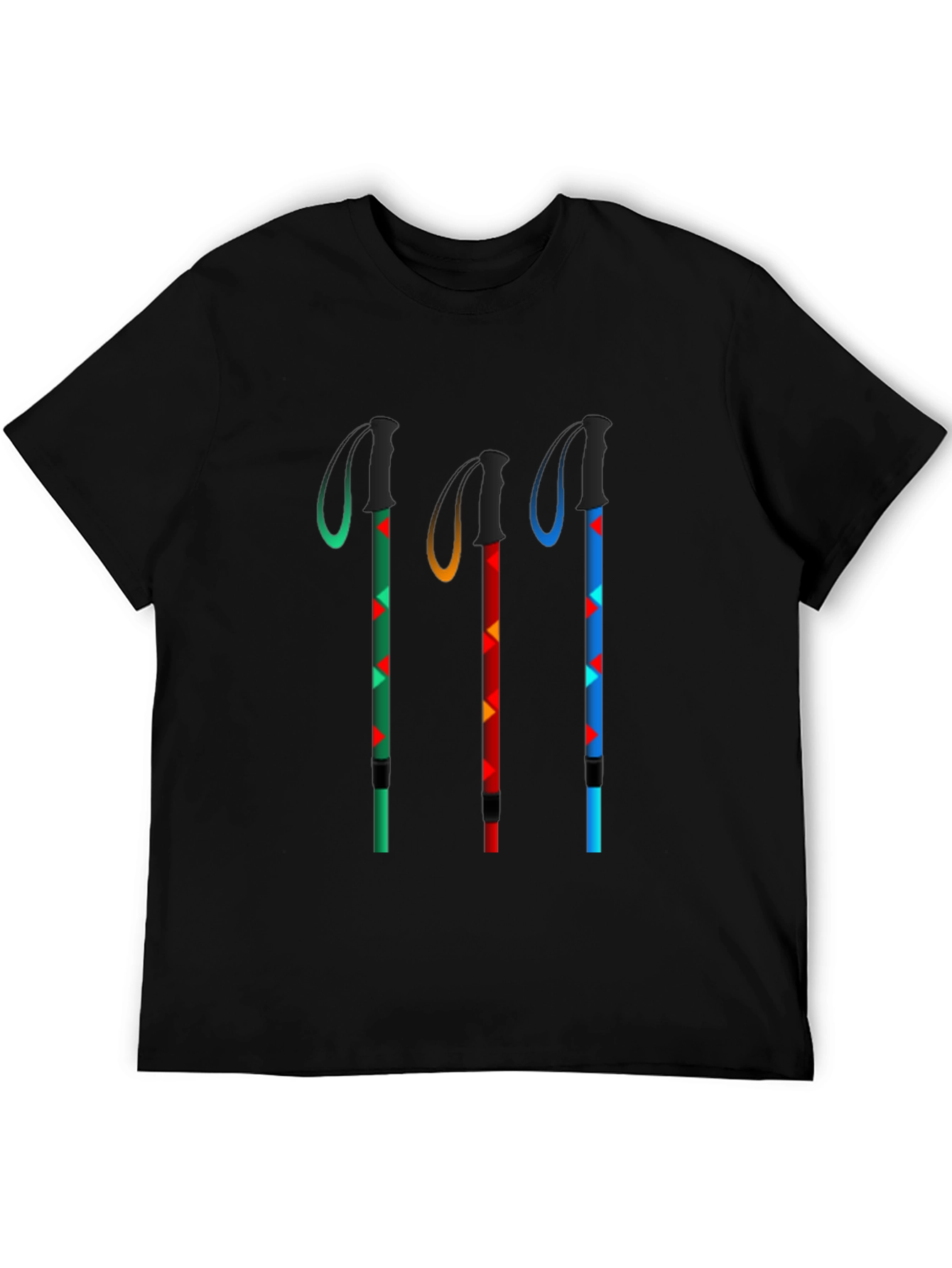 Hiking Sticks T-Shirt - Adventure Ready!