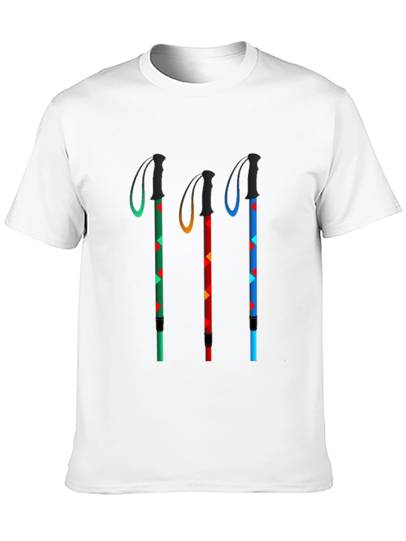 Hiking Sticks T-Shirt - Adventure Ready!