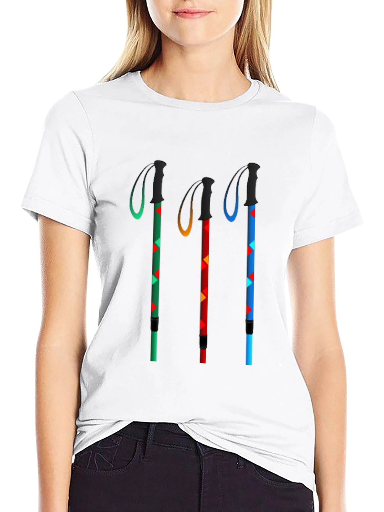 Hiking Sticks T-Shirt - Adventure Ready!