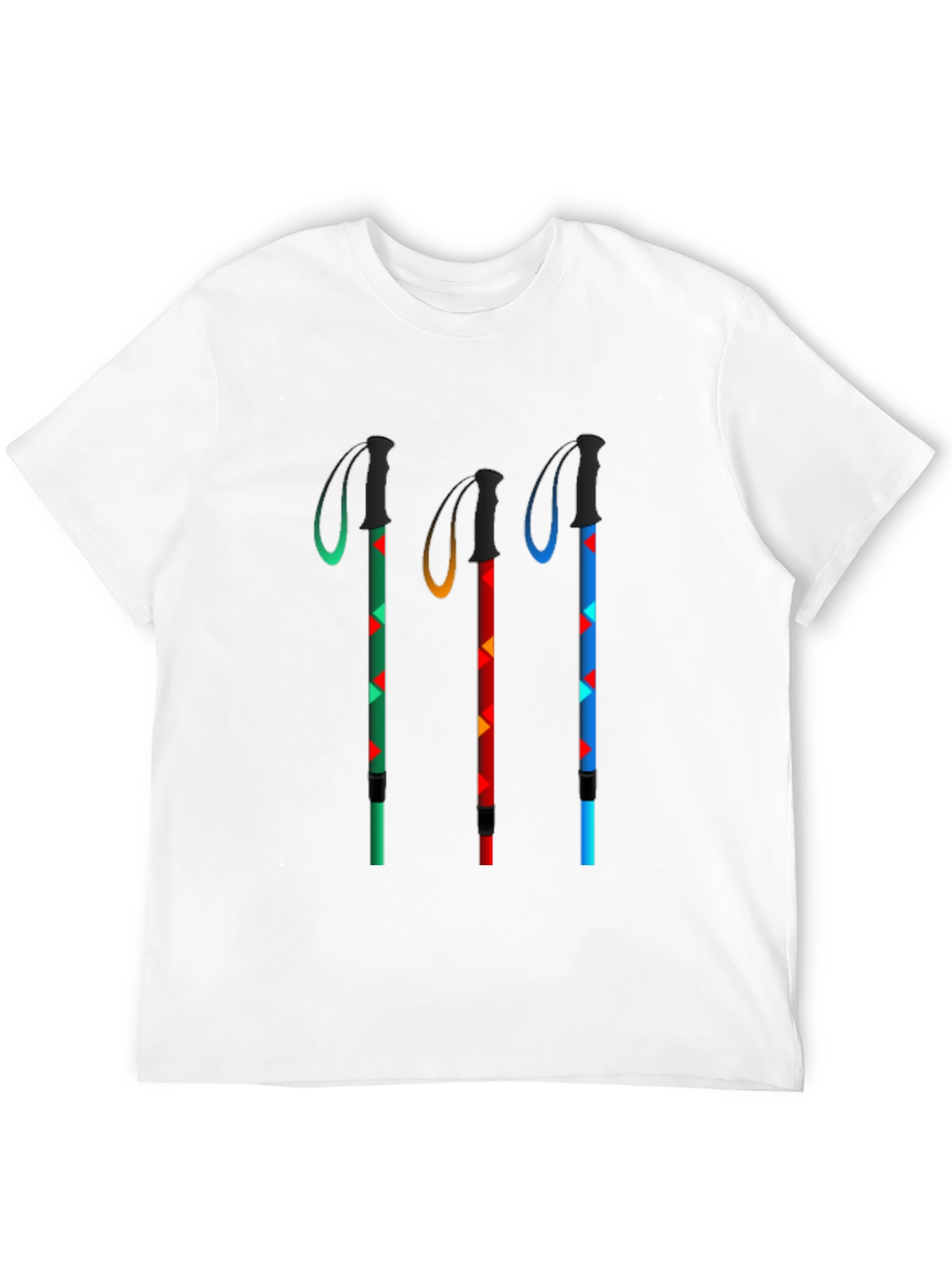 Hiking Sticks T-Shirt - Adventure Ready!