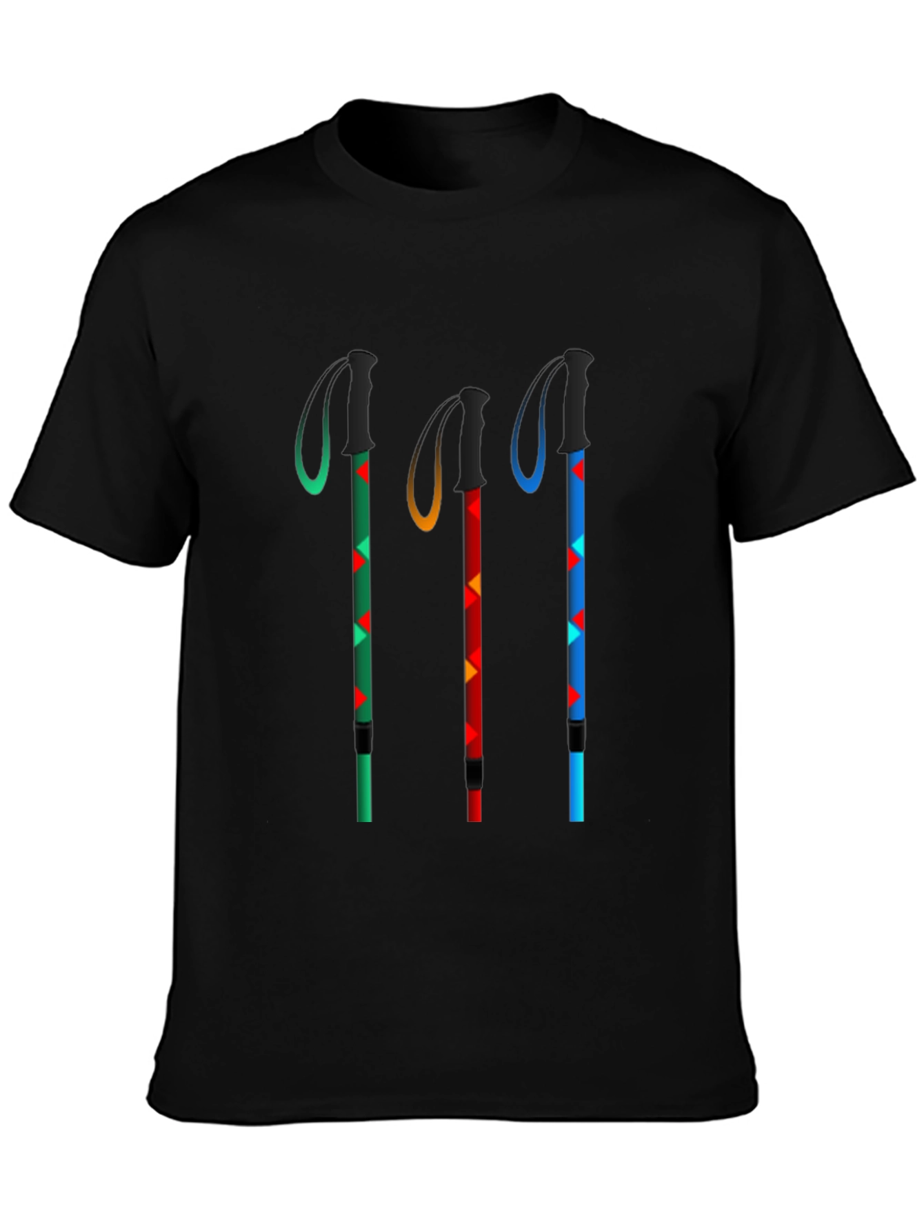 Hiking Sticks T-Shirt - Adventure Ready!