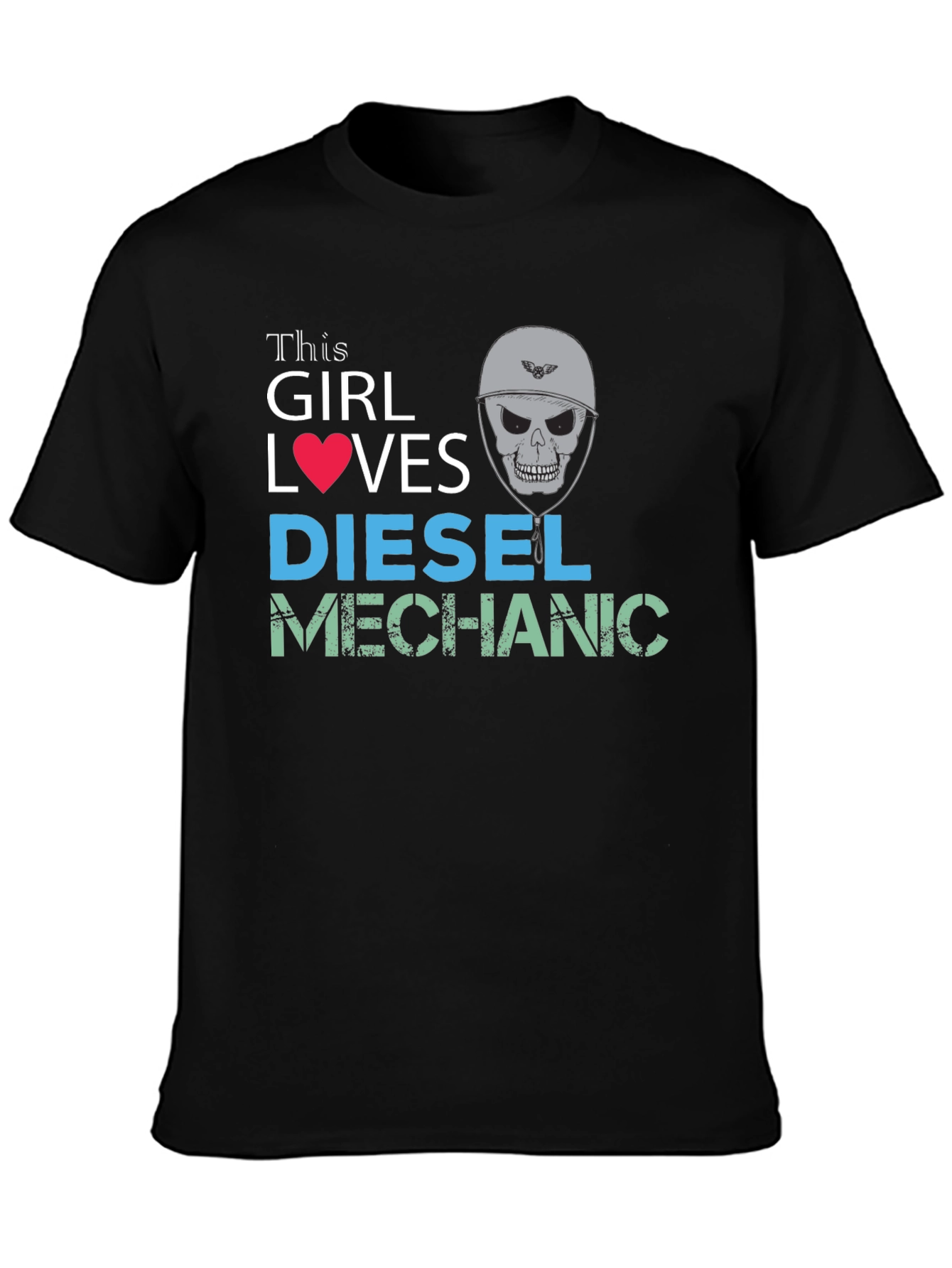 Diesel Mechanic Girl T-Shirt