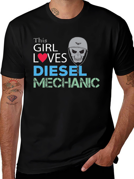 Diesel Mechanic Girl T-Shirt