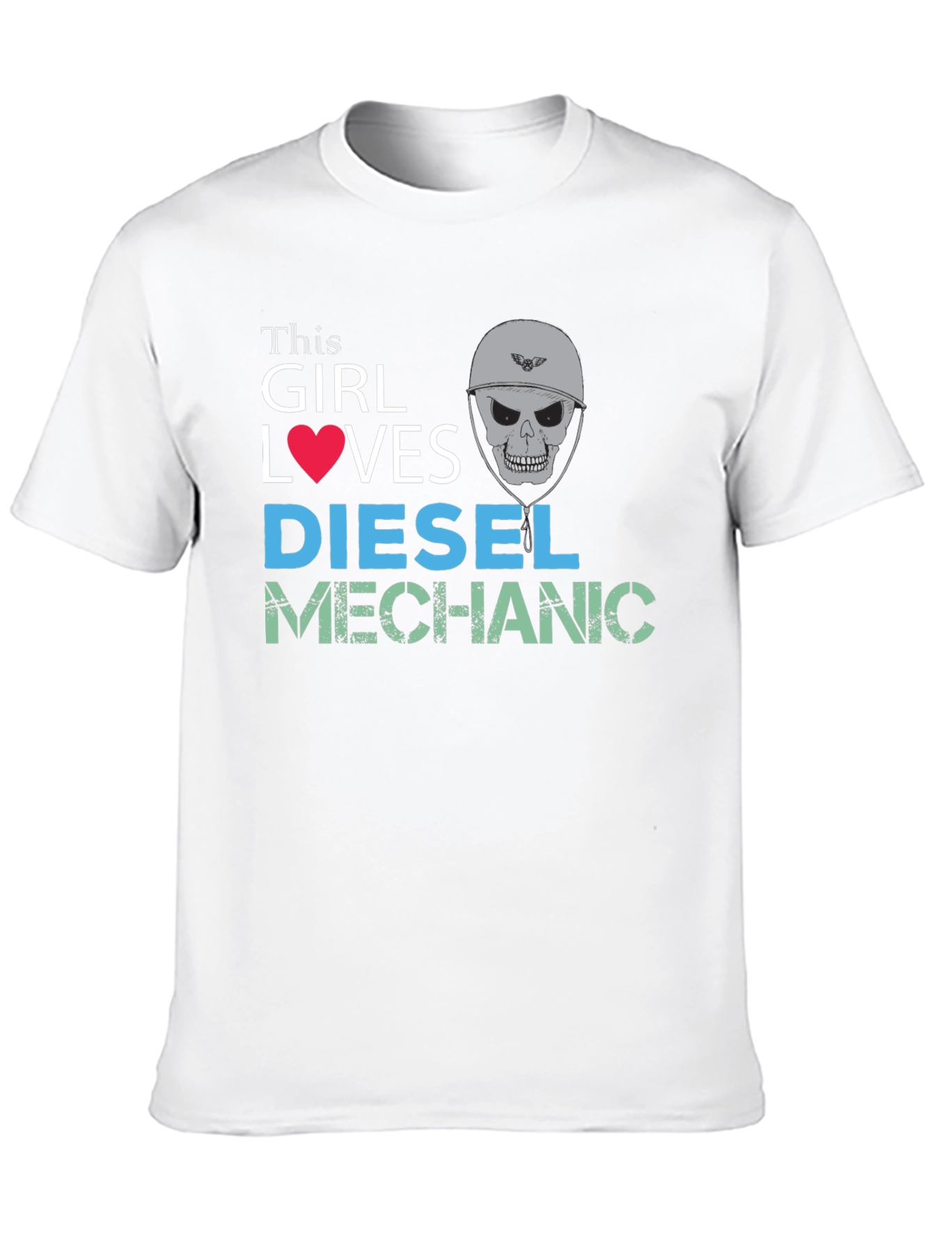 Diesel Mechanic Girl T-Shirt
