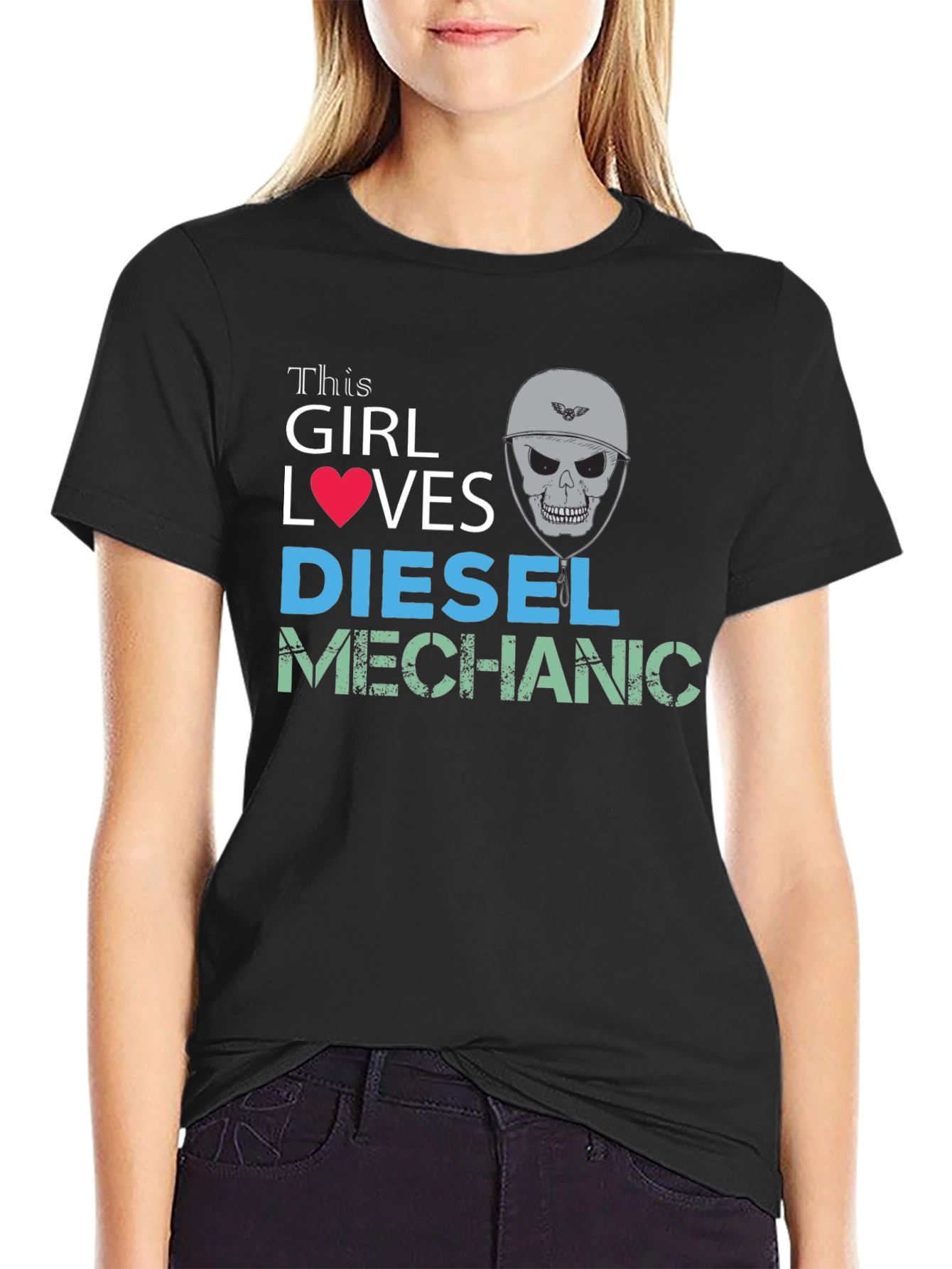 Diesel Mechanic Girl T-Shirt