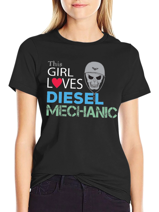 Diesel Mechanic Girl T-Shirt