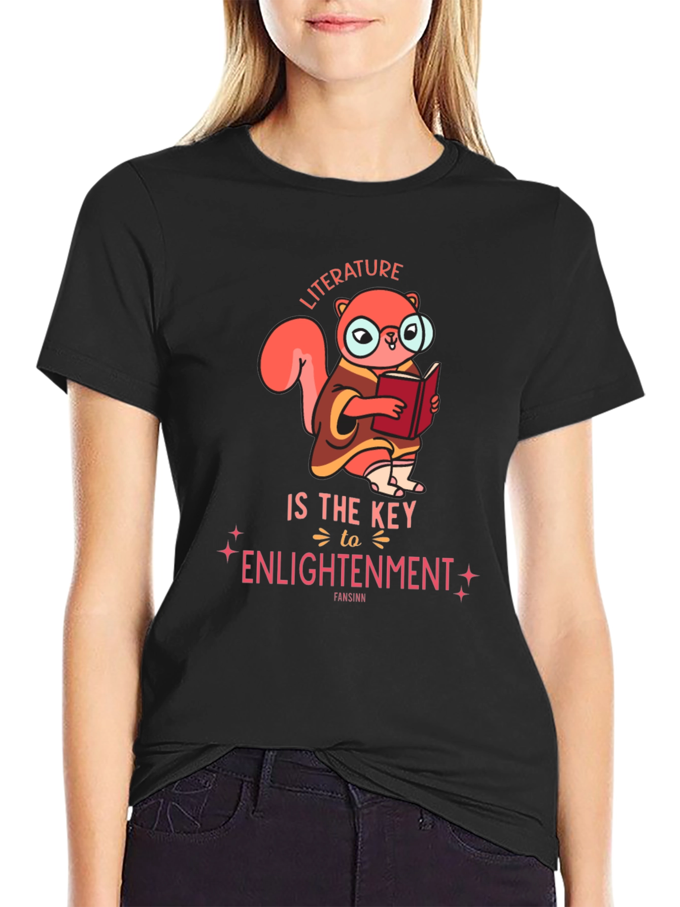 Literature is the Key to Enlightenment T-Shirt