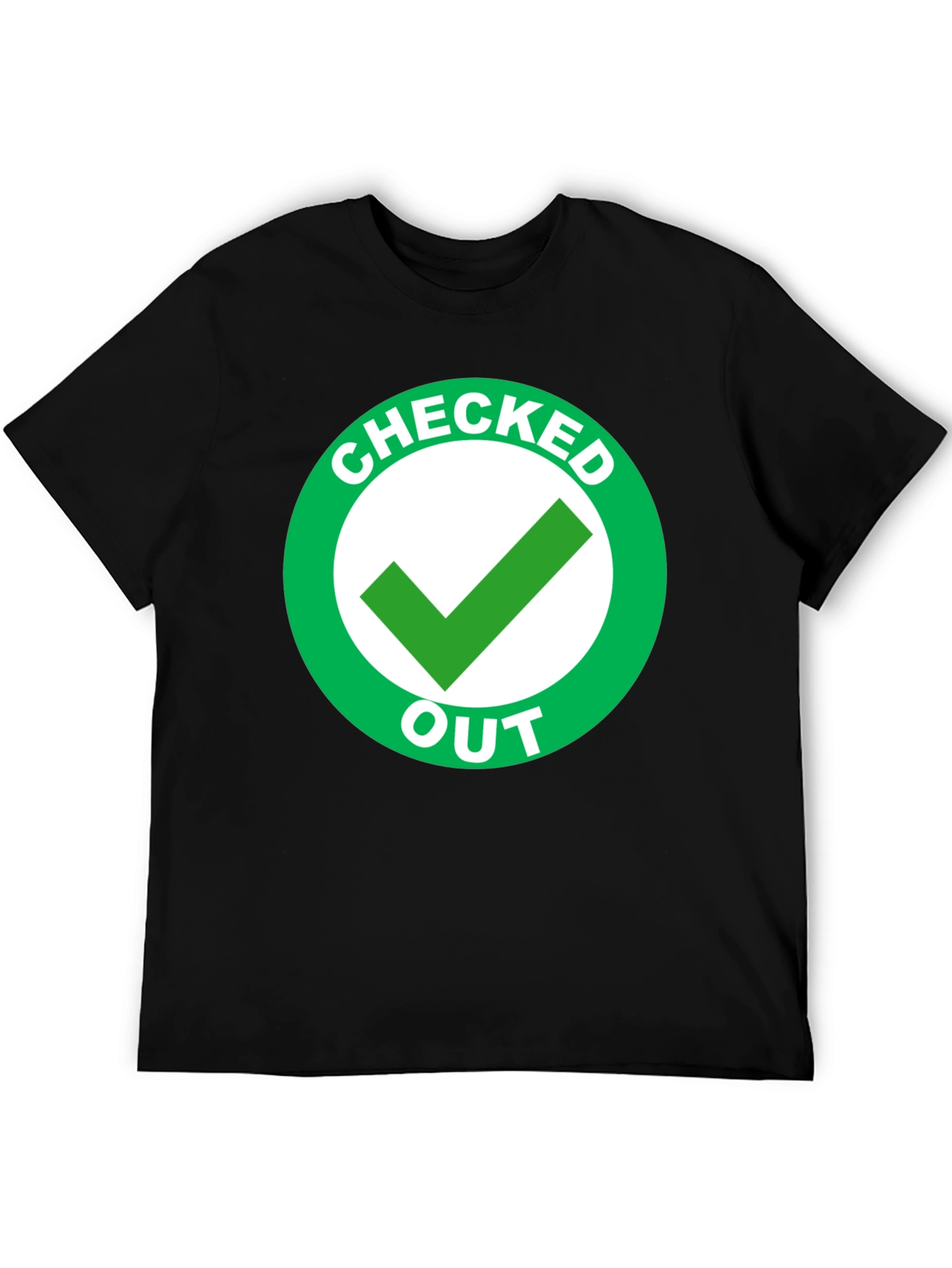 Checked Out Graphic T-Shirt