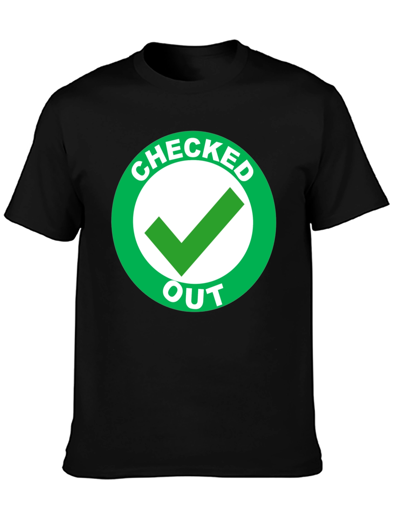 Checked Out Graphic T-Shirt