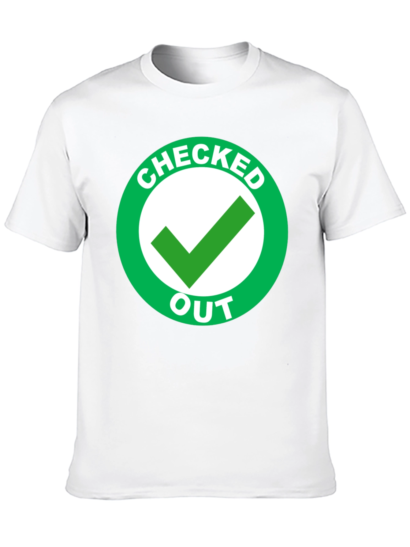 Checked Out Graphic T-Shirt