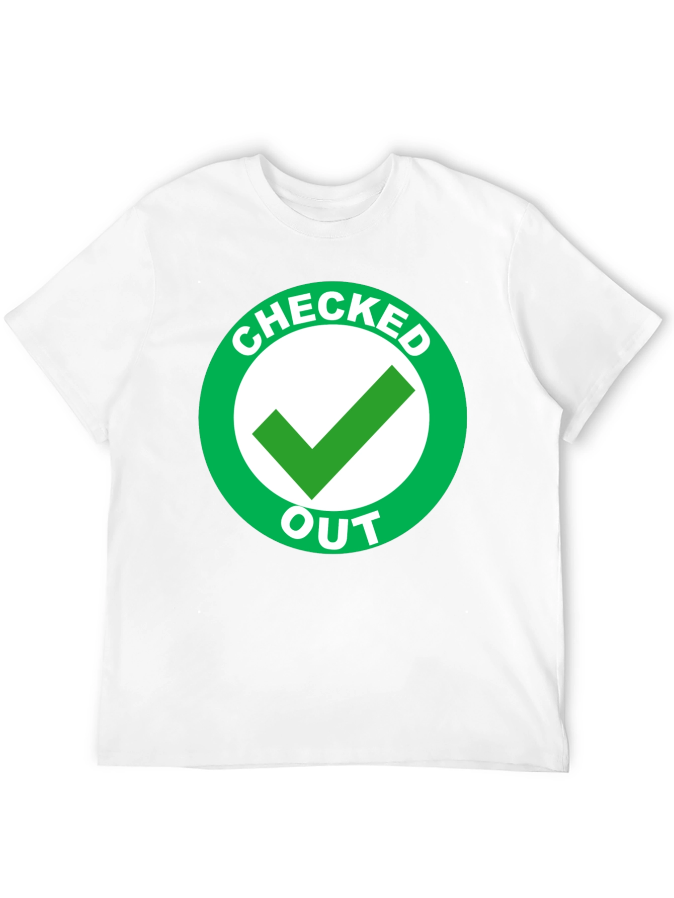 Checked Out Graphic T-Shirt