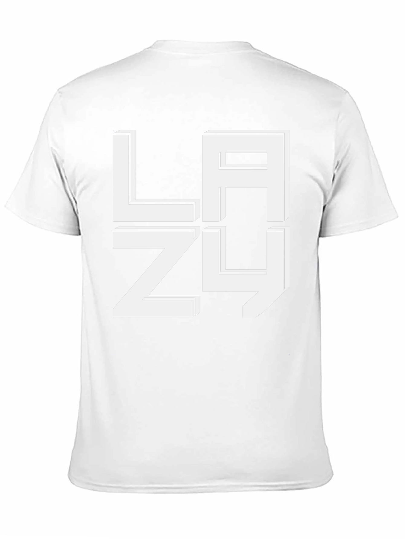 LAZY Graphic T-Shirt - Relaxed Fit Black Tee