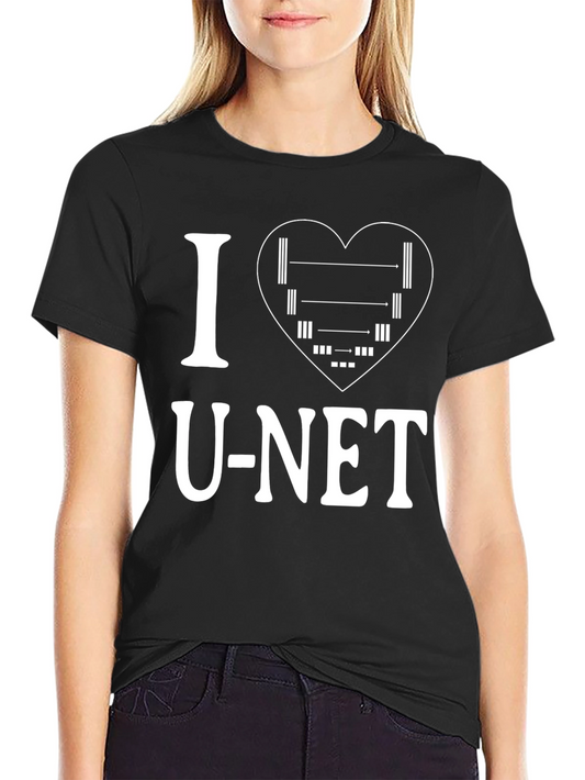 I Heart U-Net Black T-Shirt