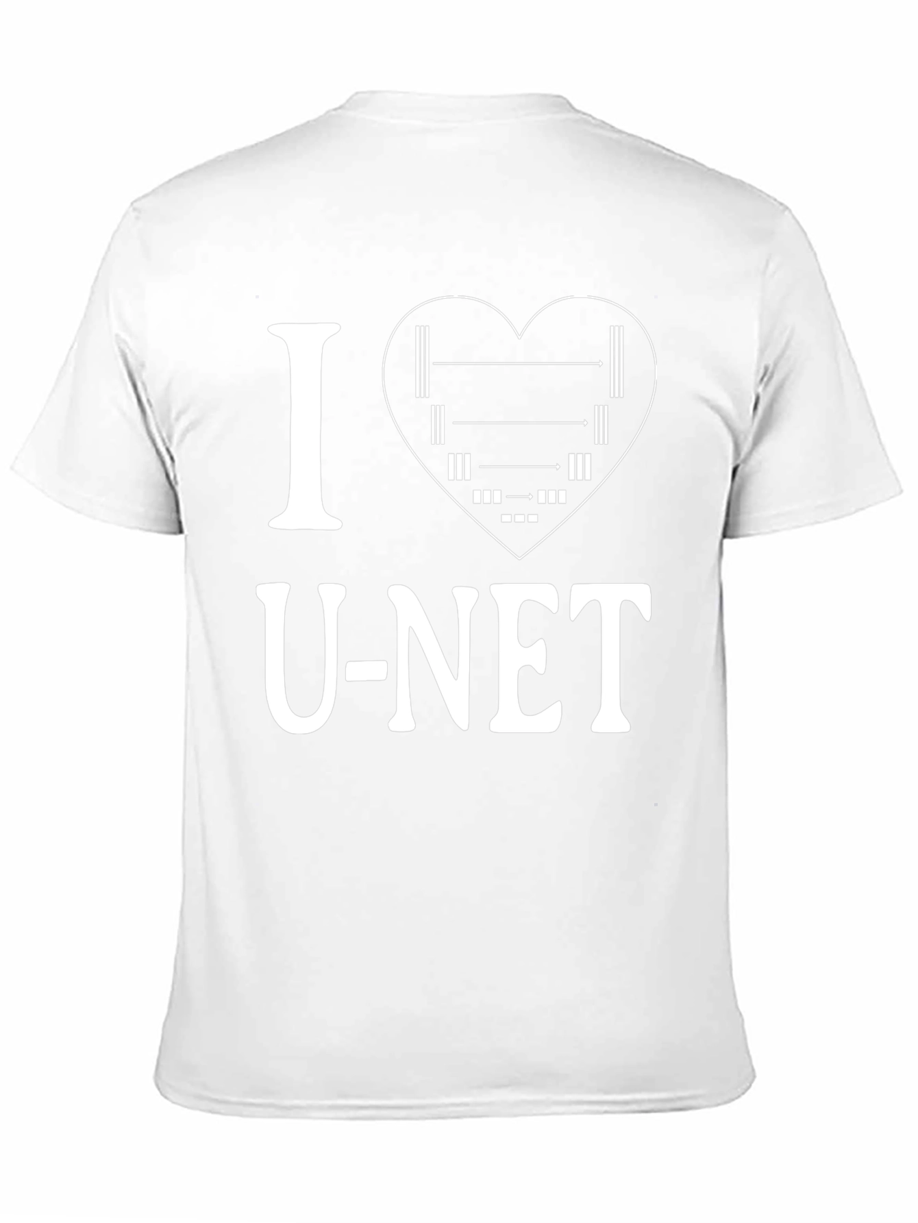 I Heart U-Net Black T-Shirt
