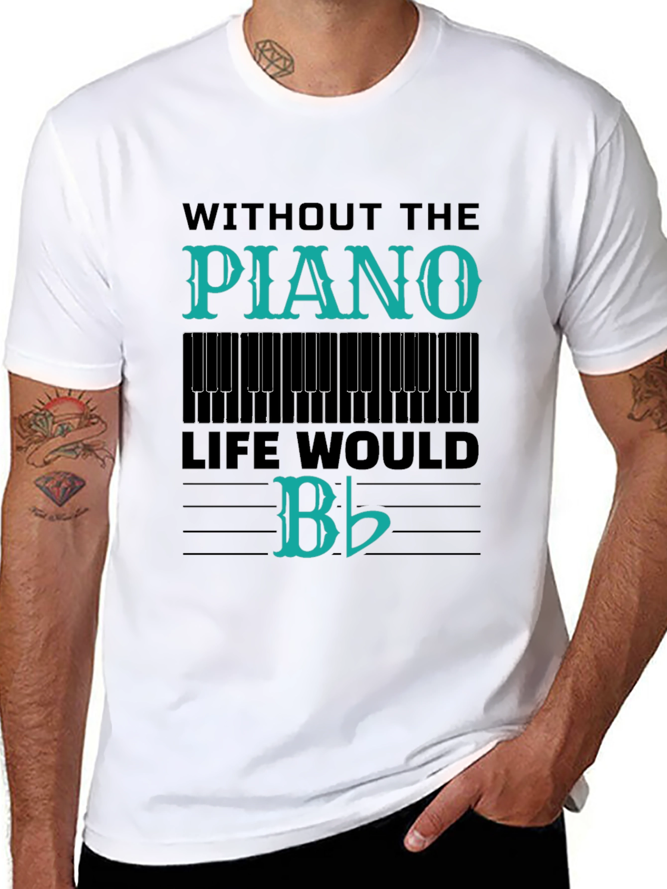 Piano Lovers T-Shirt - Music Gift