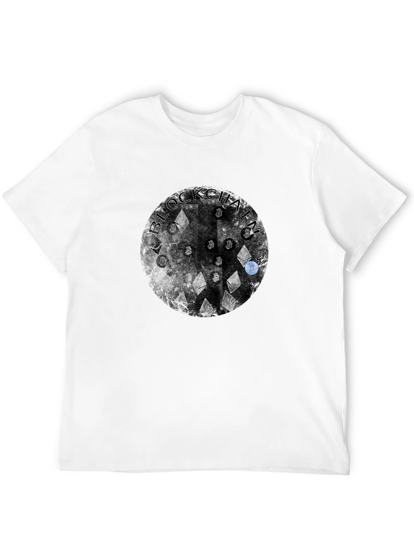 Blockchain Crypto Graphic T-Shirt