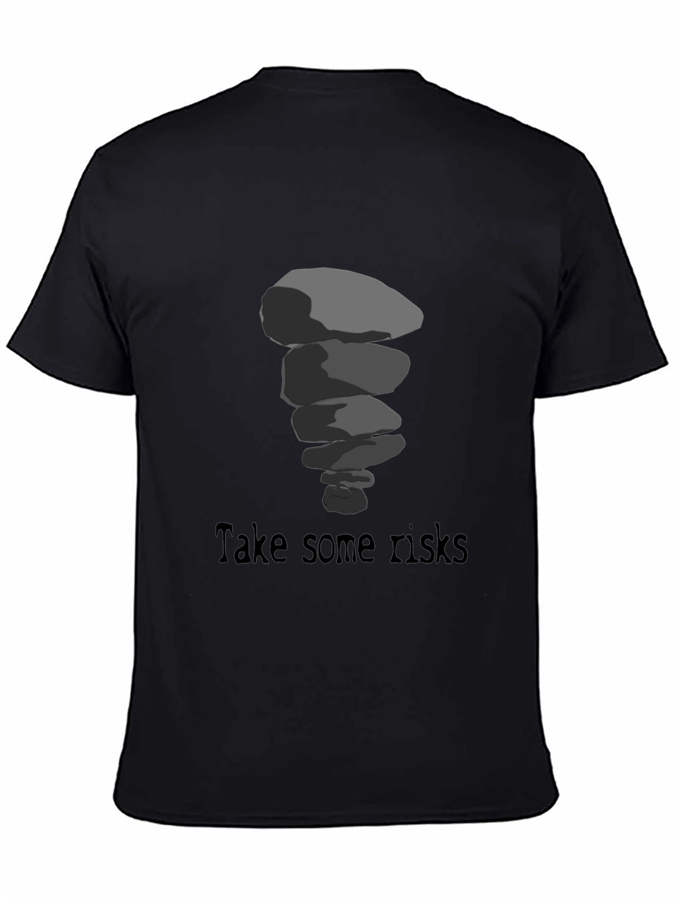 Risk Taker T-Shirt - Stacked Stone Design