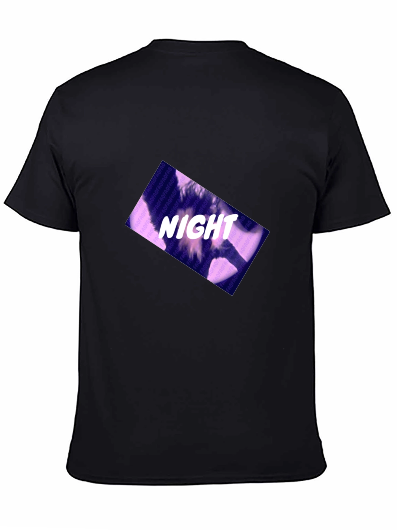 Night Design Black T-Shirt