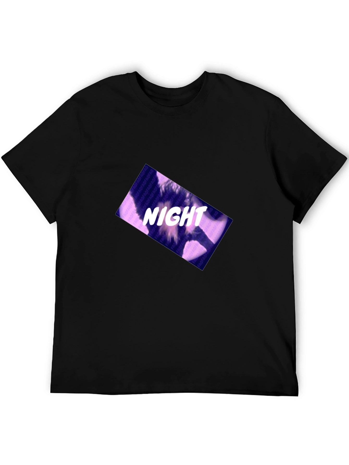 Night Design Black T-Shirt